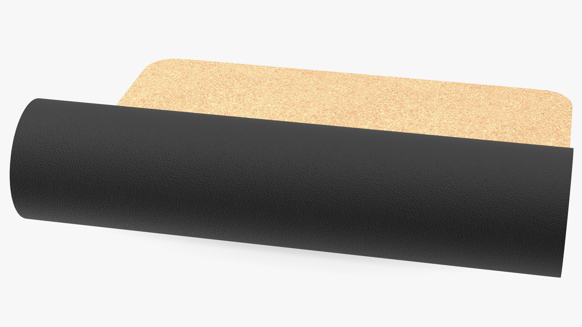 3D model Yoga Mat Rolled Cork