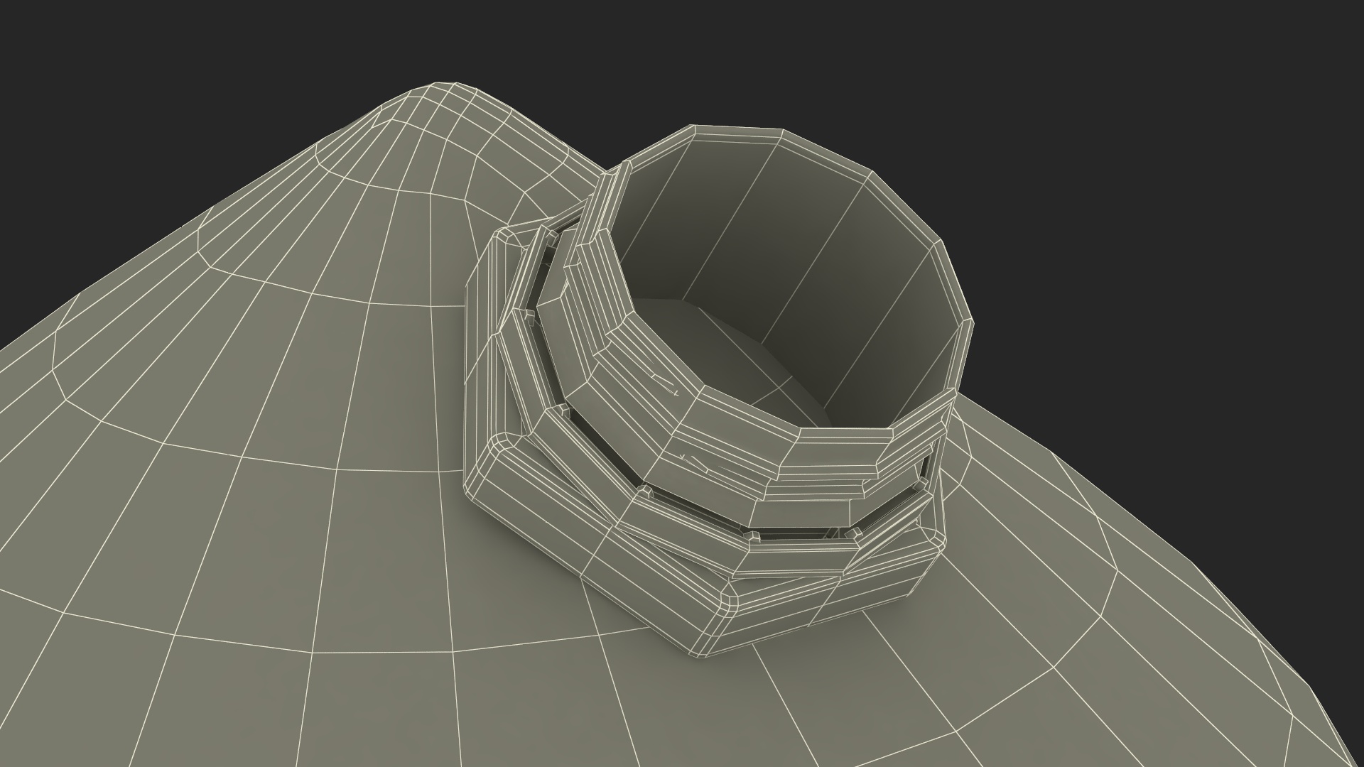3D Young Shelled Tapped Coconut model
