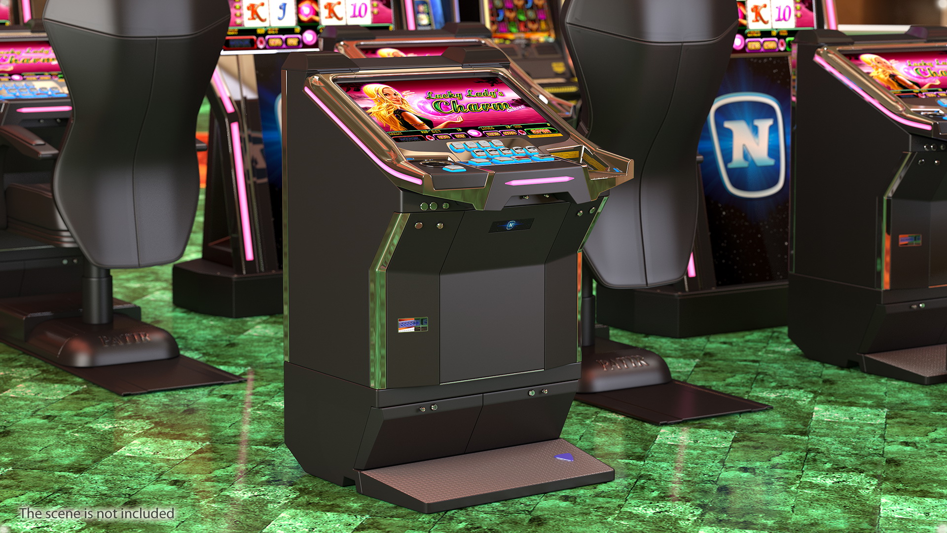 3D model NOVOSTAR VIP Royal 265 Button Panel