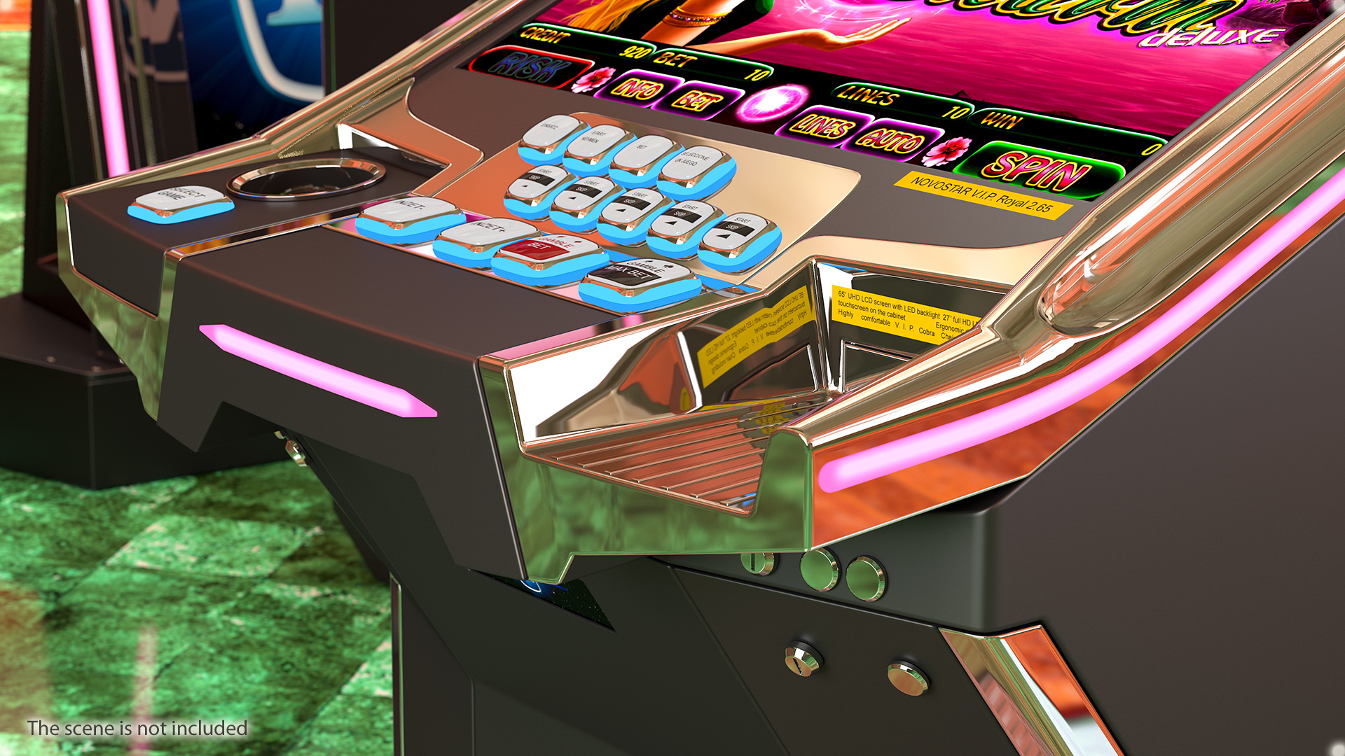 3D model NOVOSTAR VIP Royal 265 Button Panel