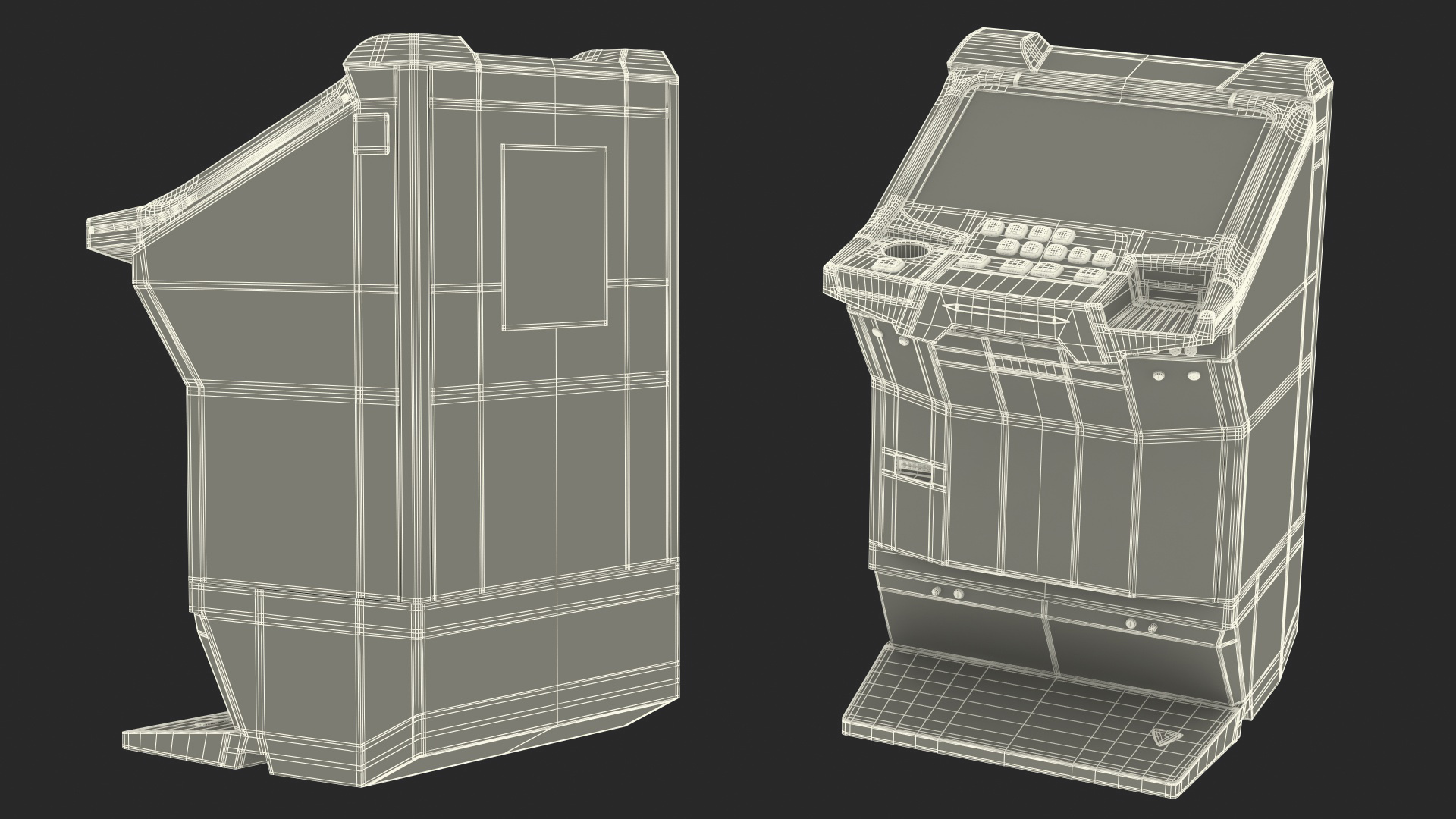 3D model NOVOSTAR VIP Royal 265 Button Panel