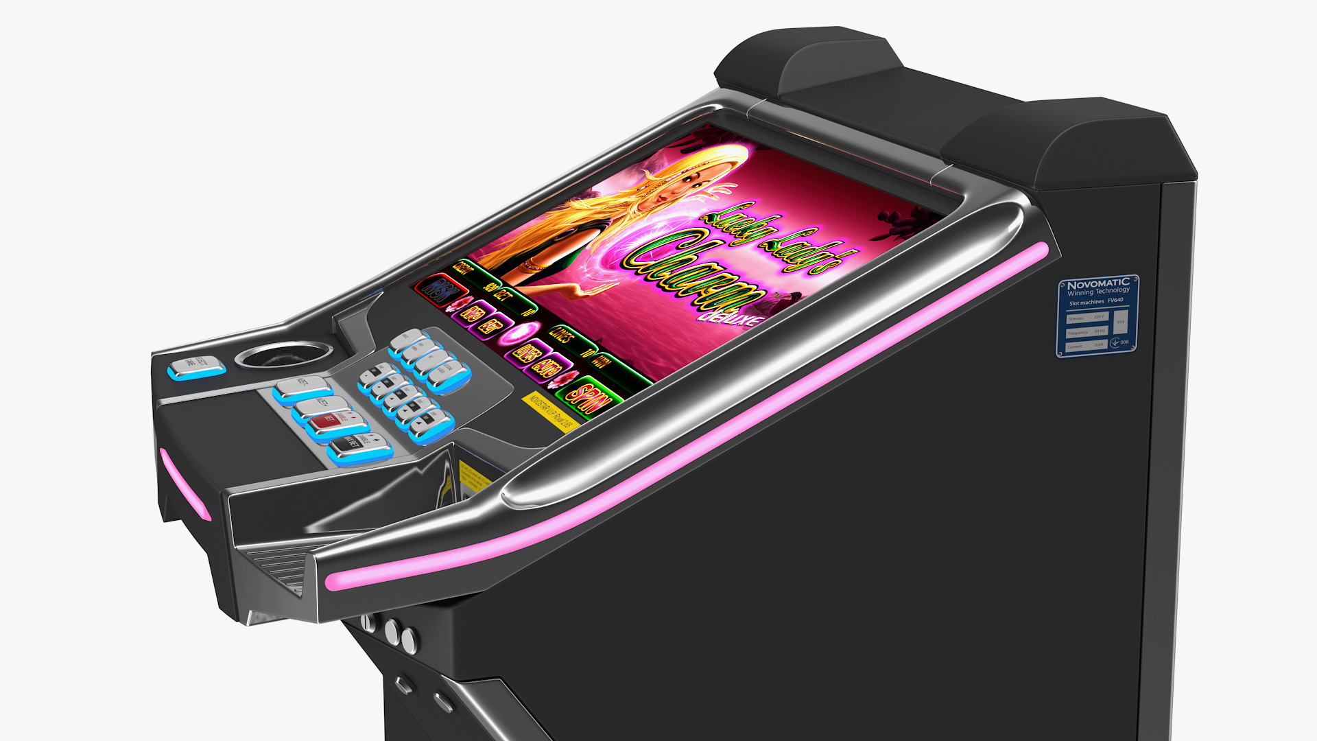 3D model NOVOSTAR VIP Royal 265 Button Panel