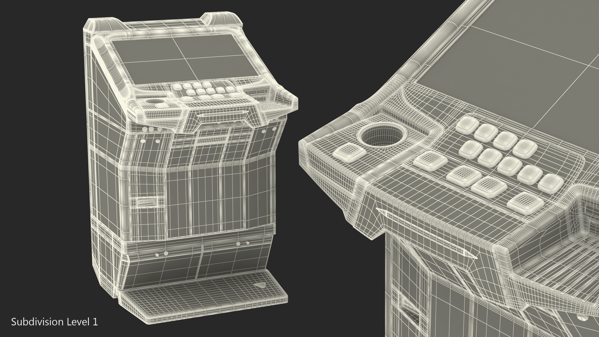 3D model NOVOSTAR VIP Royal 265 Button Panel