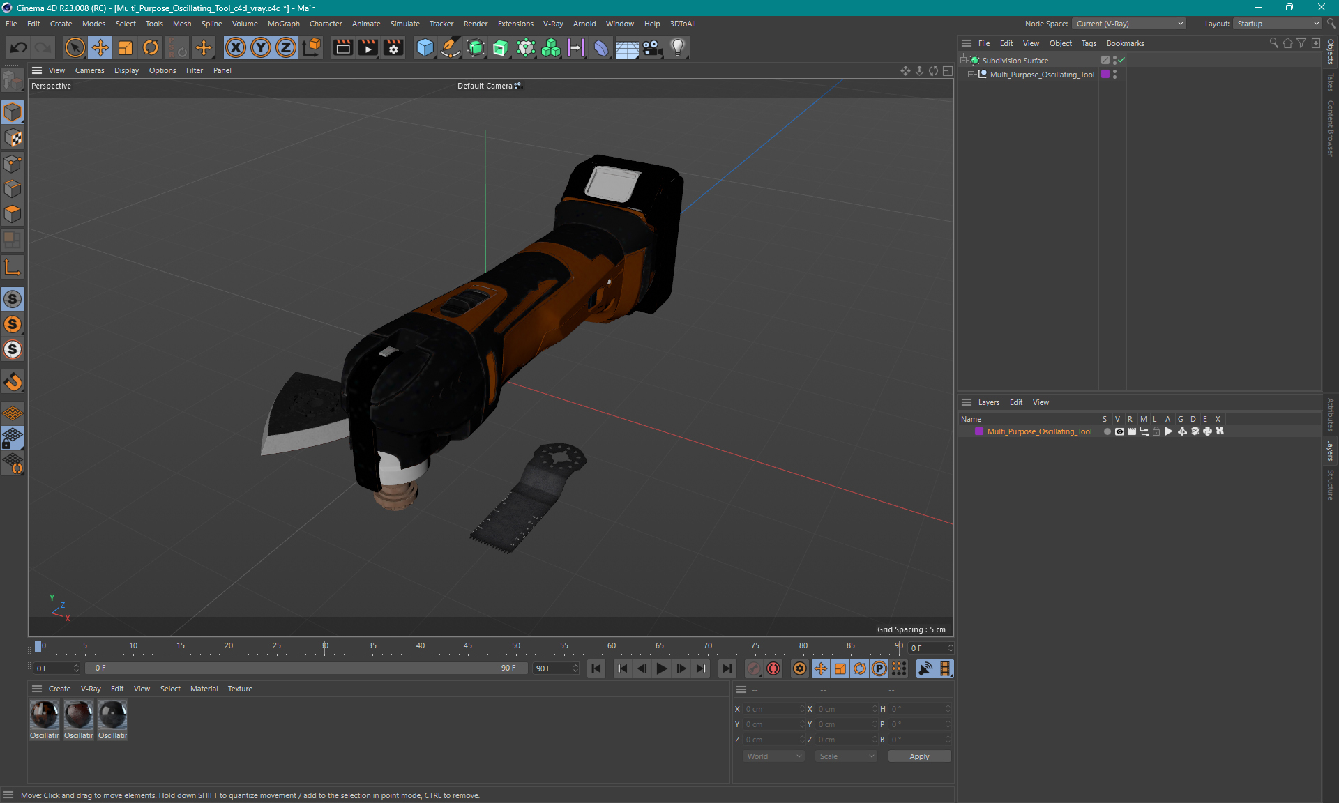 3D model Multi Purpose Oscillating Tool
