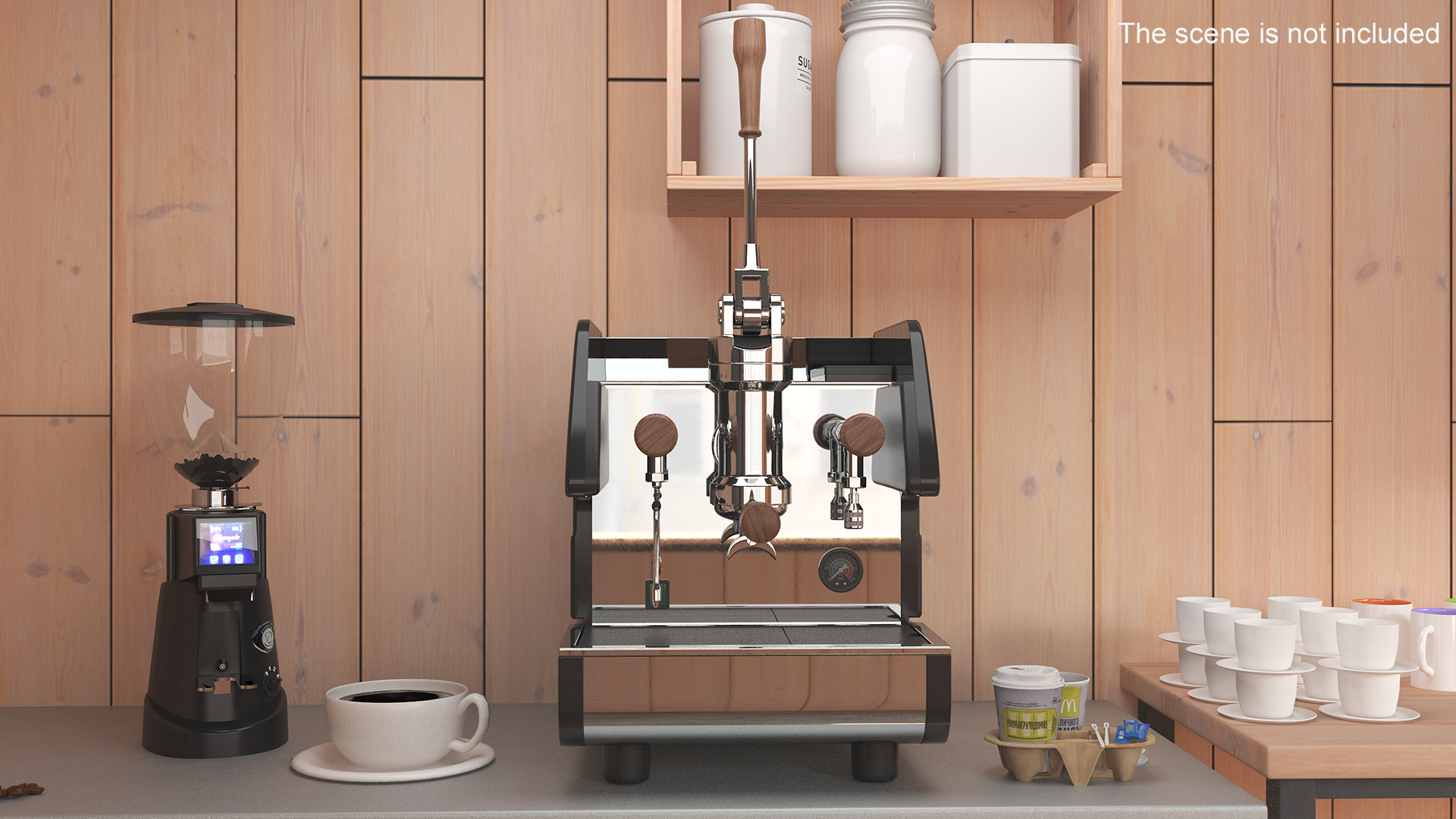 3D Commercial Single Group Lever Espresso Machine