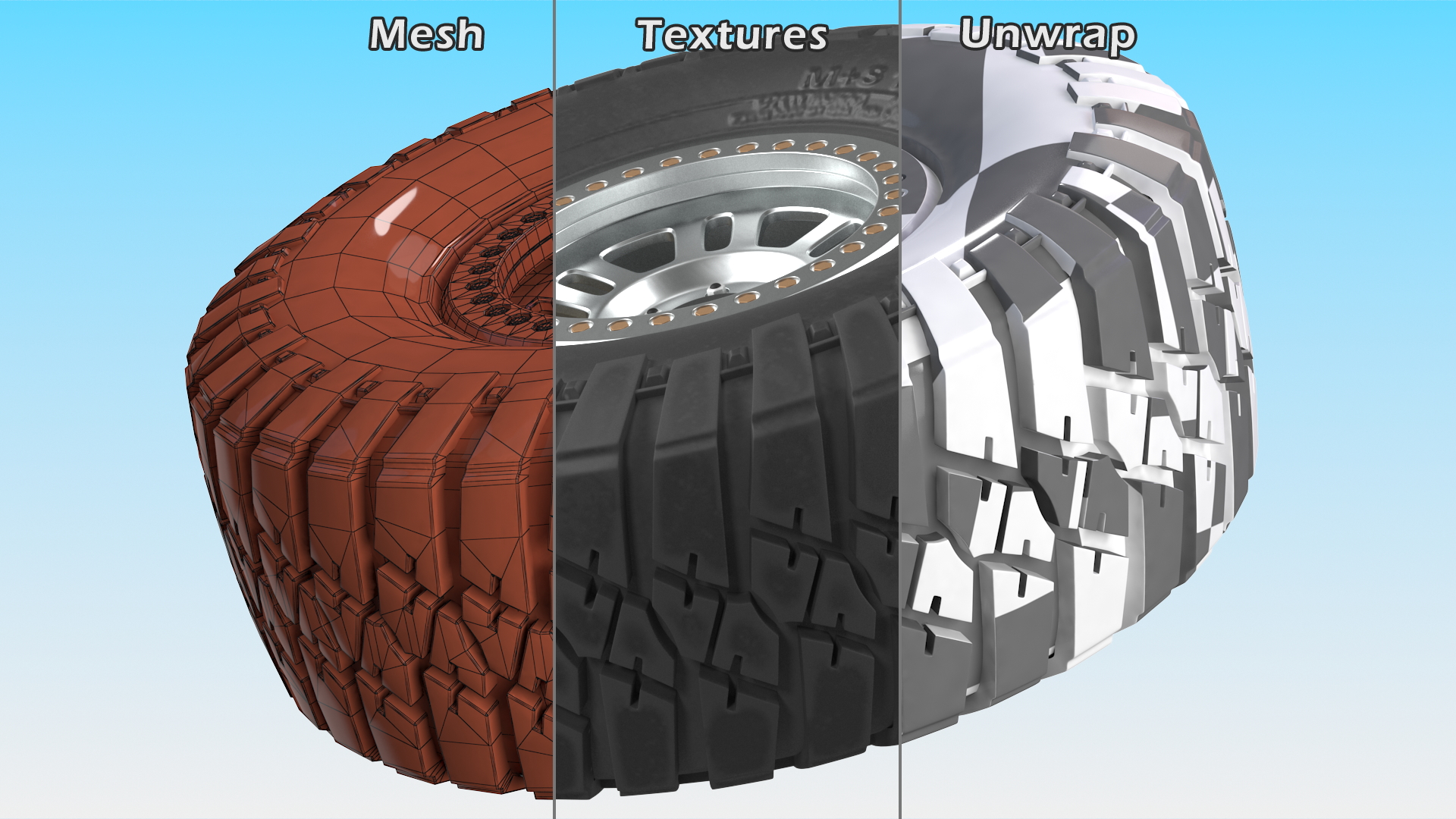 3D Off Road Racing Wheel