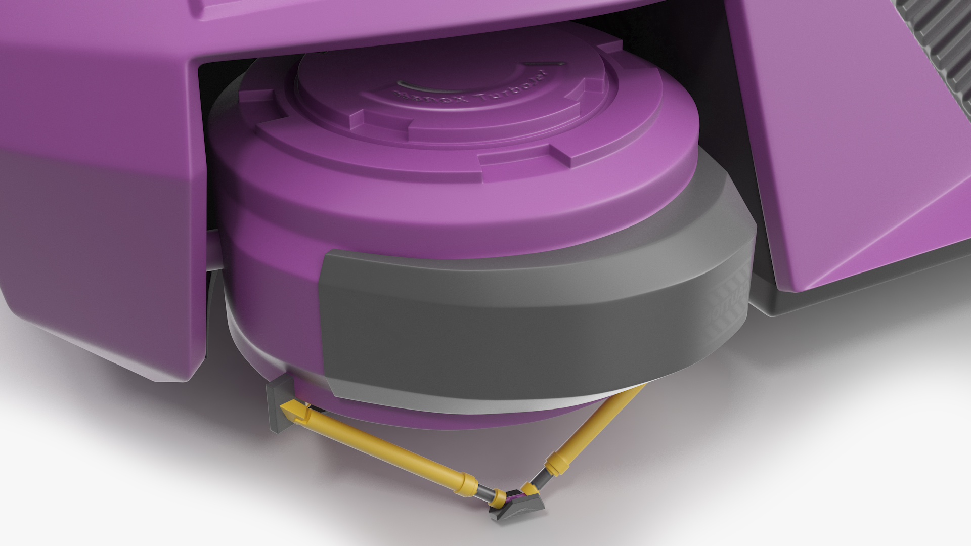 3D Flying Car Purple Simple Interior model
