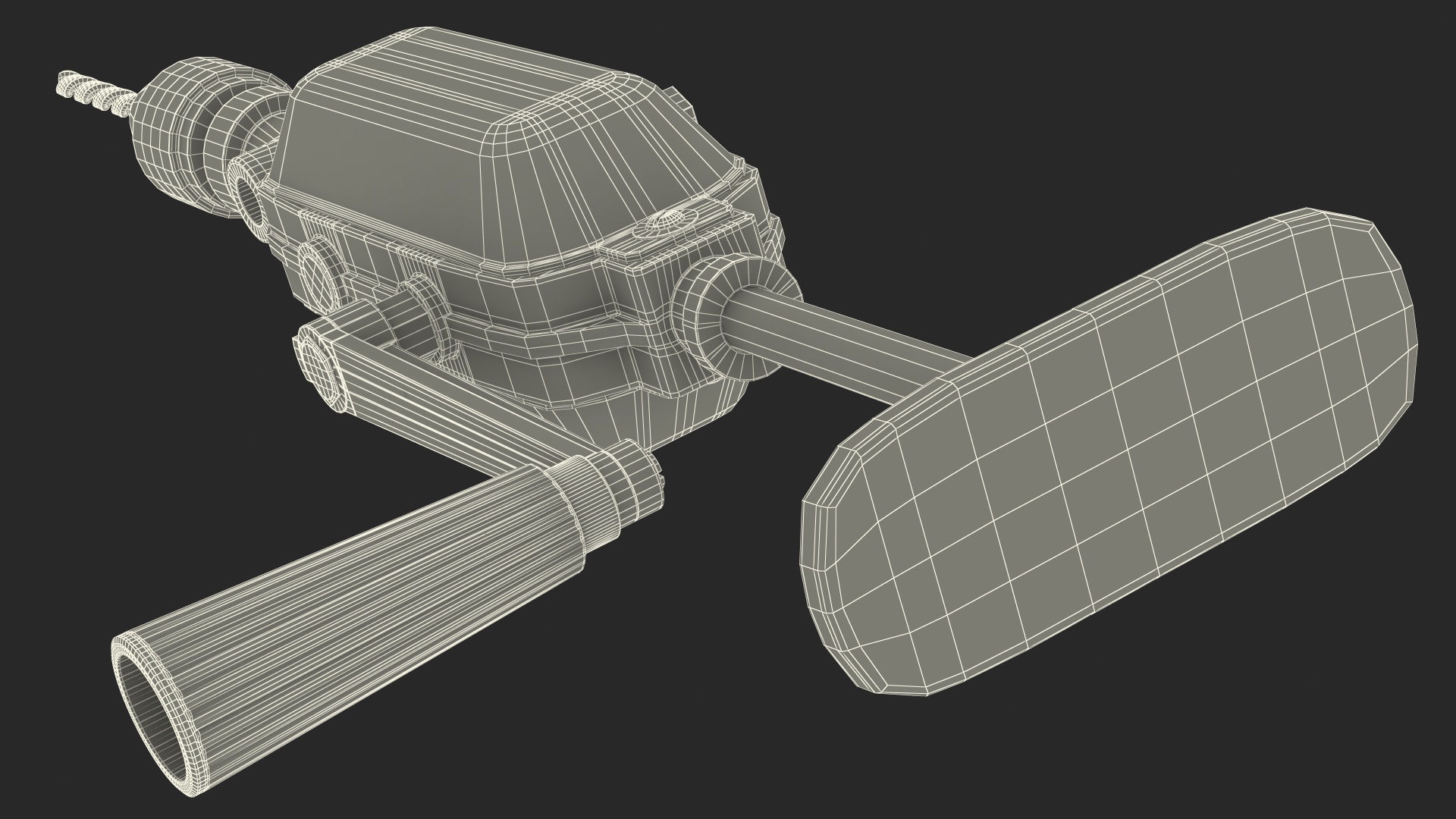 Breast Drill Machine Old 3D model