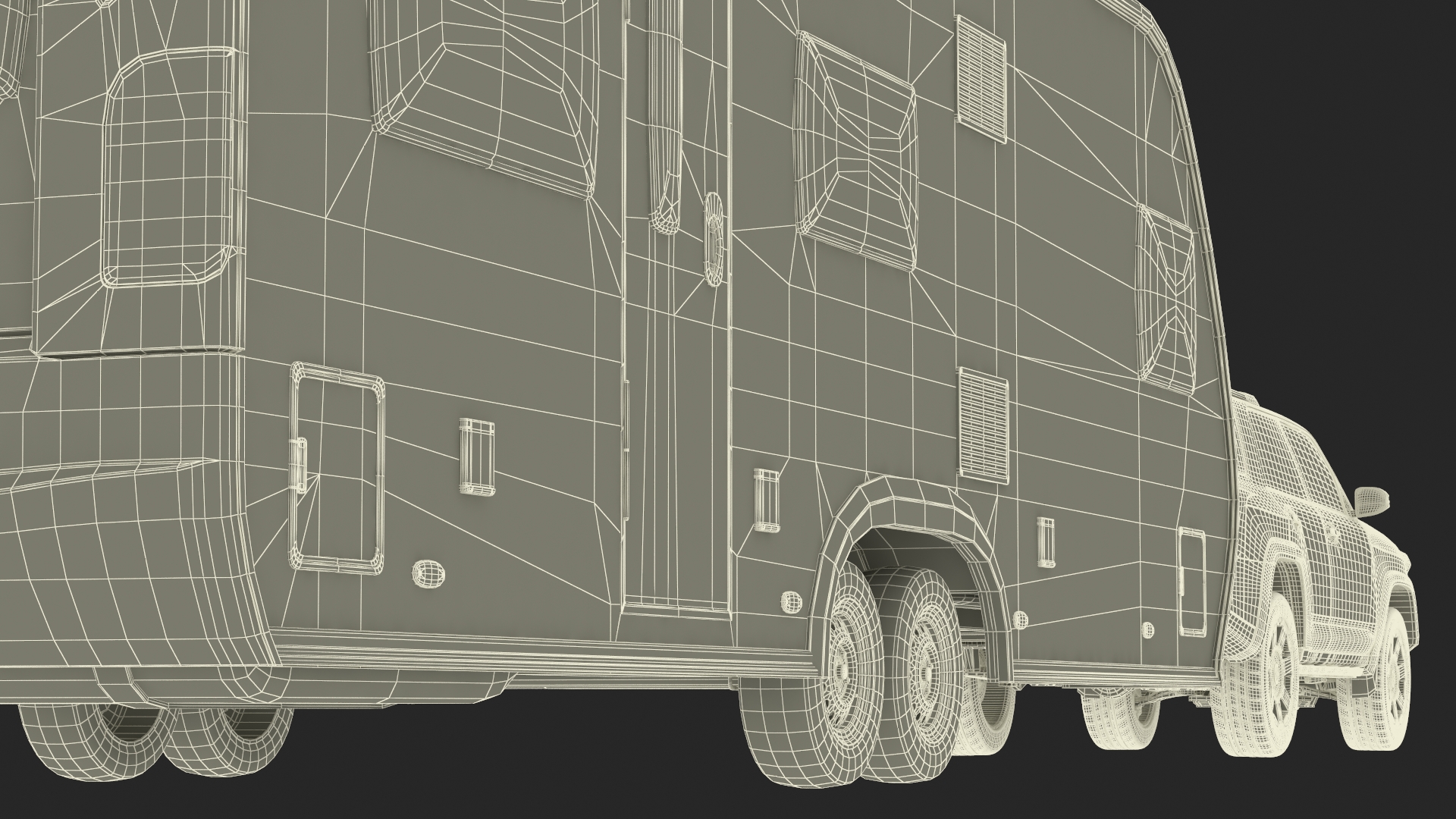 3D model Toyota 4Runner Towing Caravan Hobby