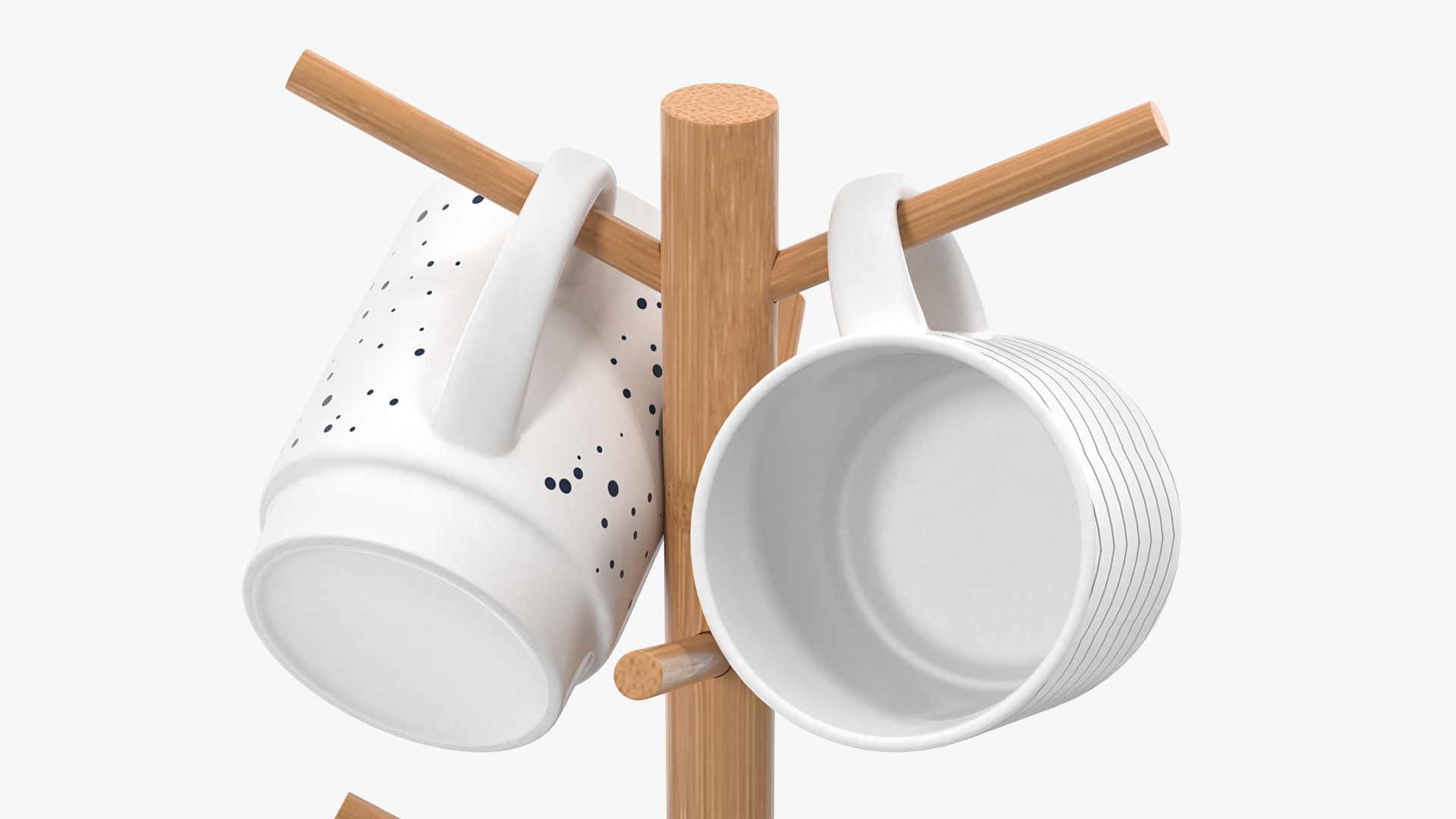 3D Kitchen Mug Tree Stand Set
