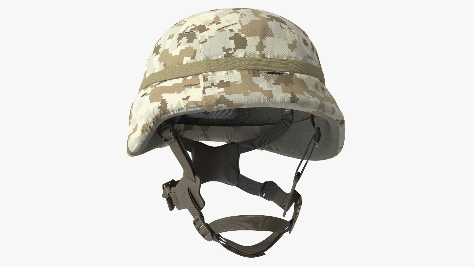 3D USMC Lightweight Helmet Desert Camo Cover