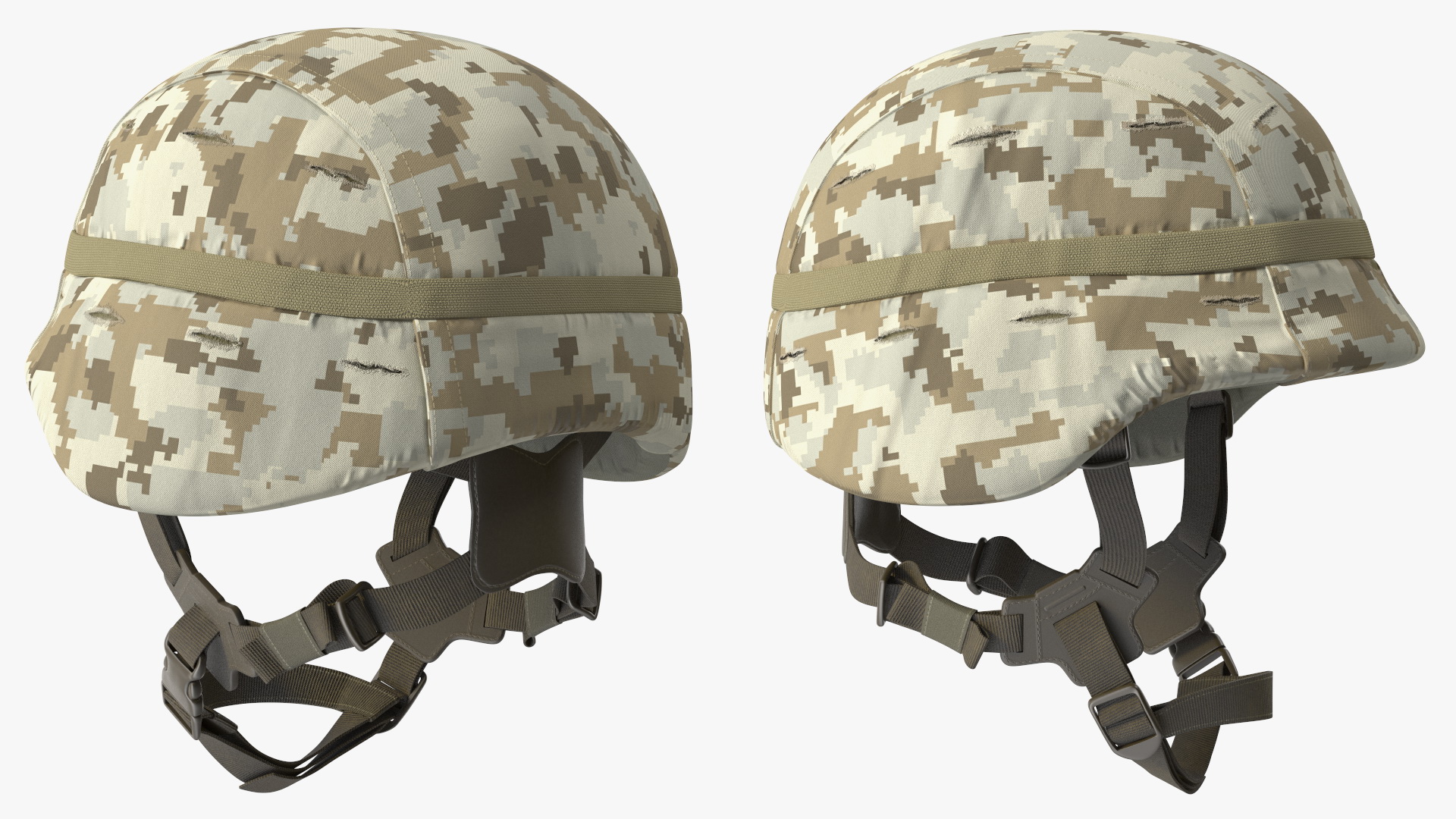 3D USMC Lightweight Helmet Desert Camo Cover