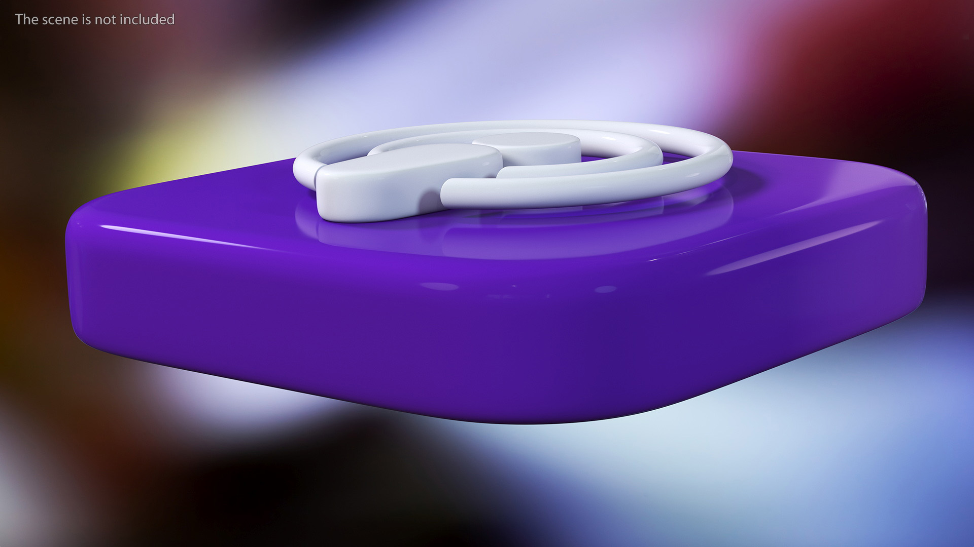 iPhone iOS Podcasts Icon 3D model