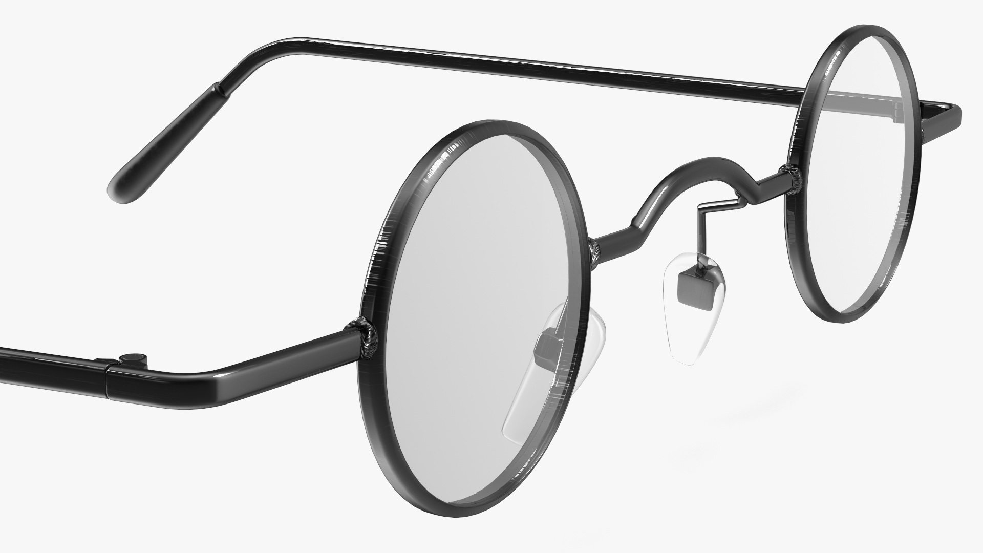 3D model Super Small Round Glasses