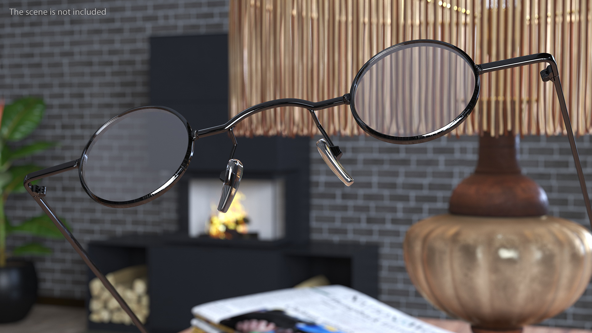 3D model Super Small Round Glasses