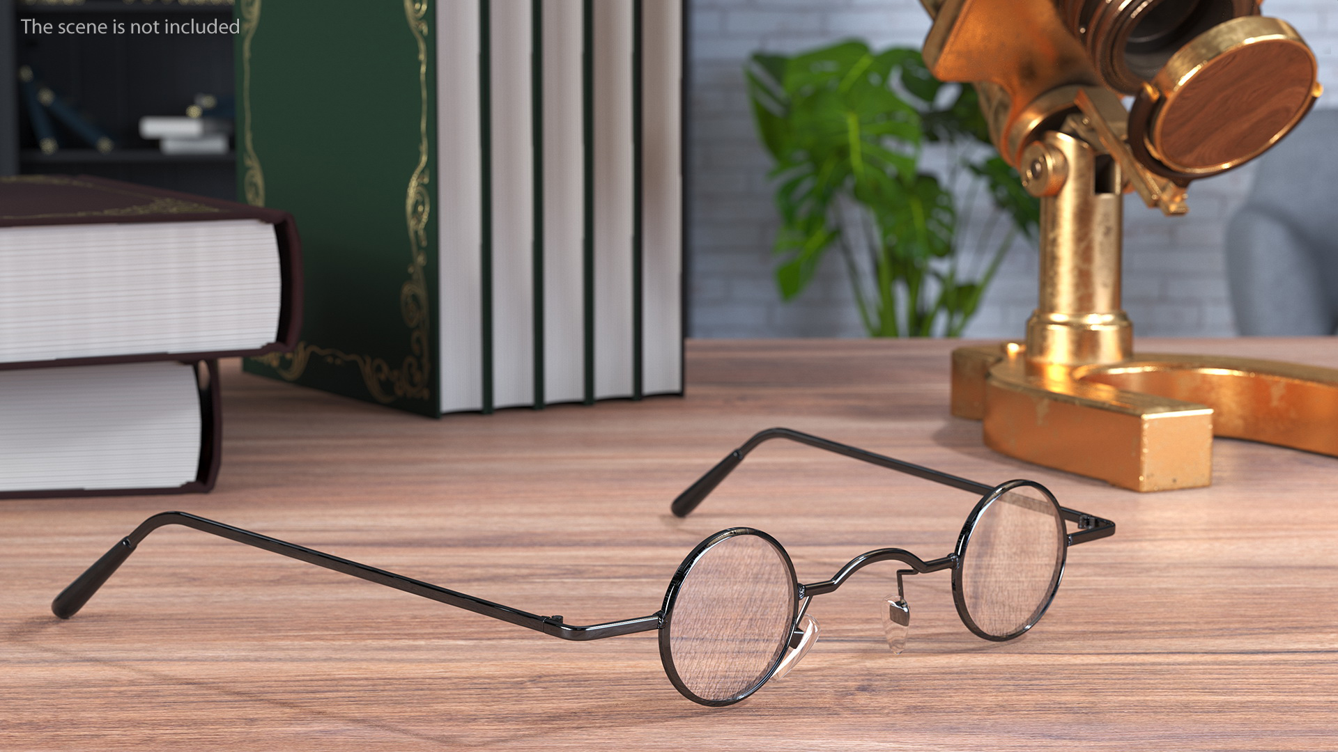 3D model Super Small Round Glasses