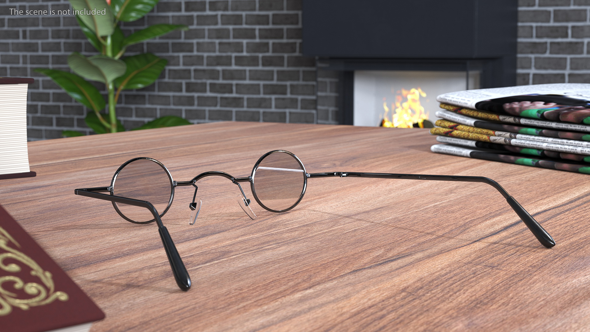 3D model Super Small Round Glasses