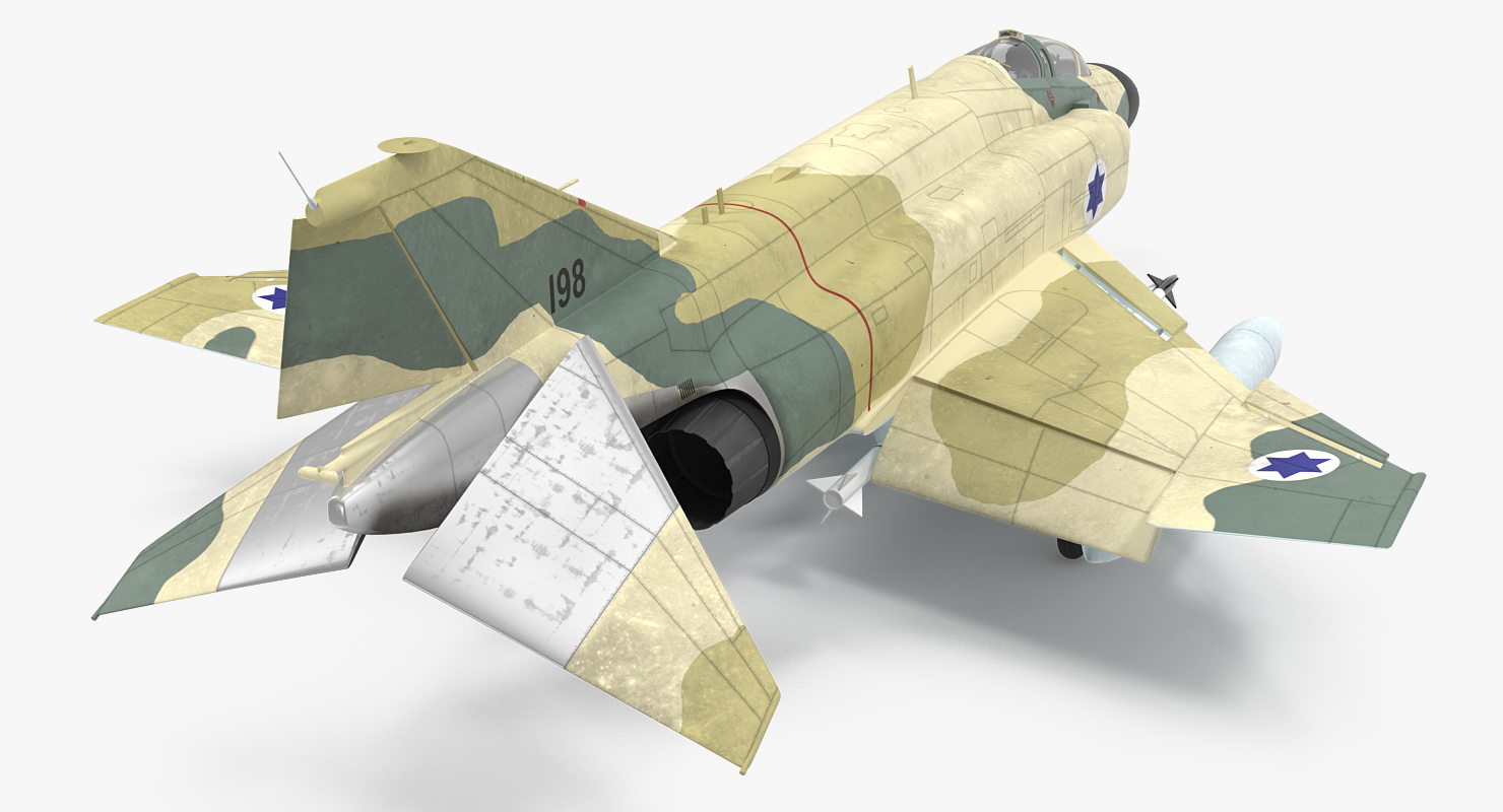 3D model F 4E Kurnass Israeli Air Force