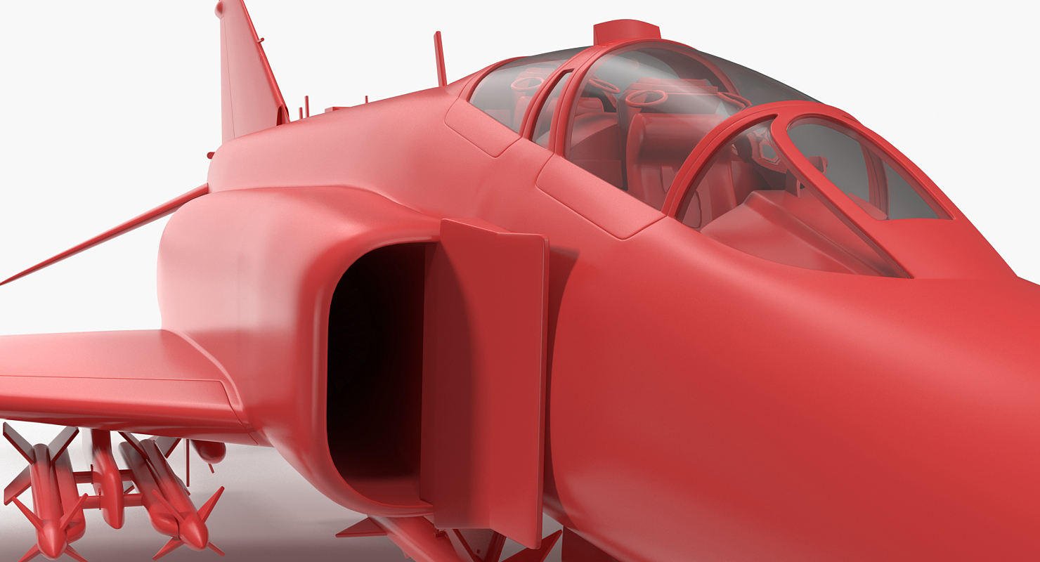 3D model F 4E Kurnass Israeli Air Force