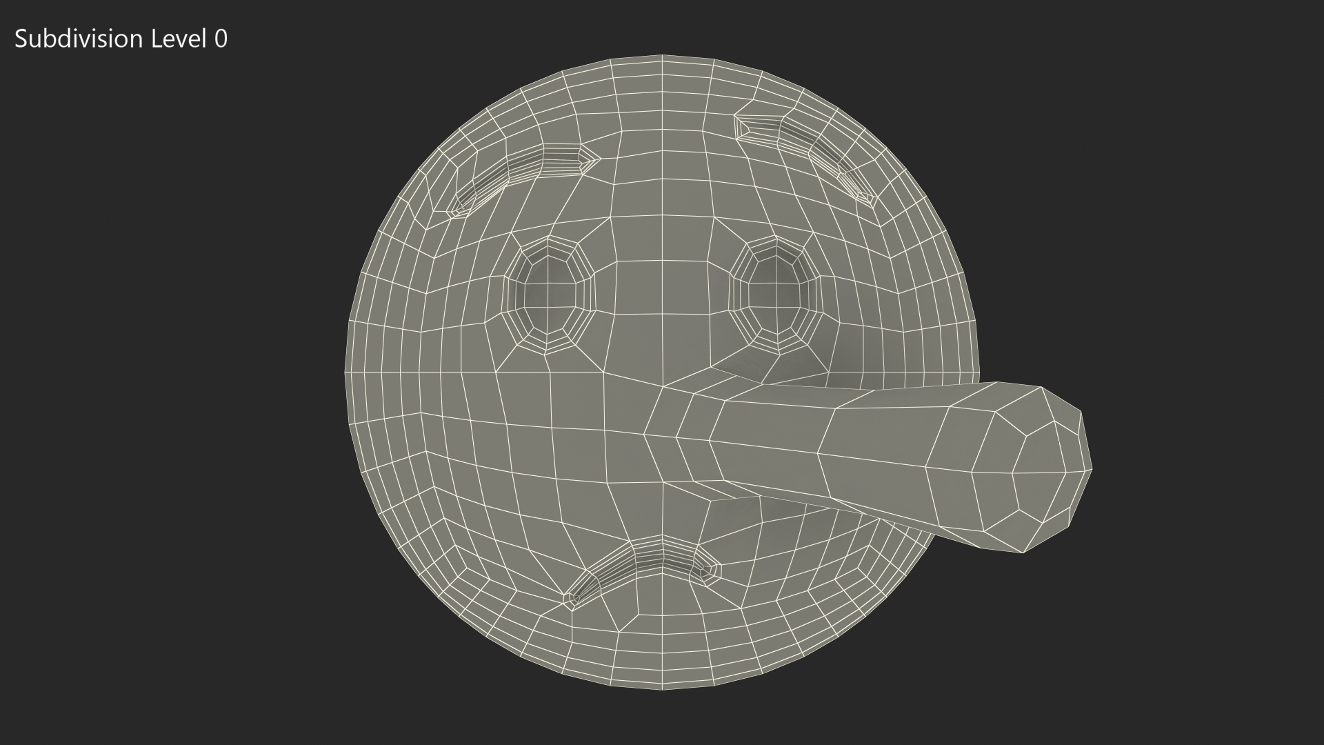 3D Lying Face Emoji