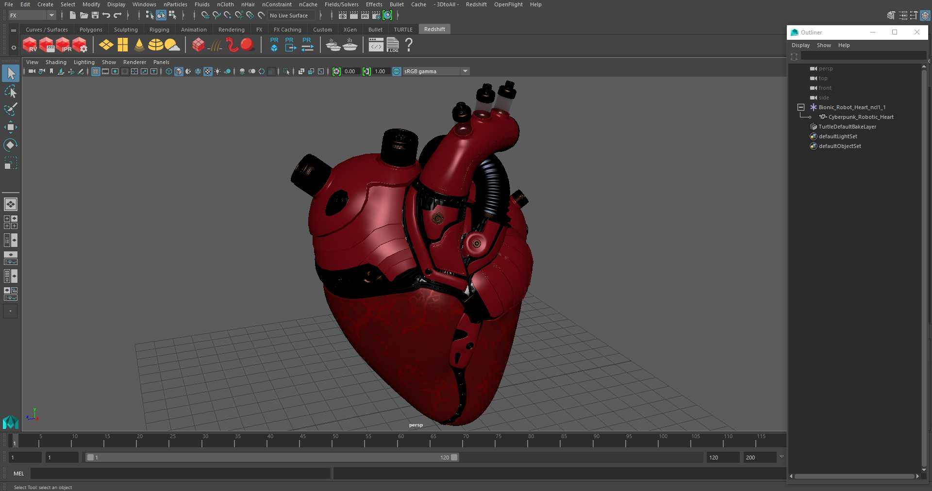 3D Bionic Robot Heart model