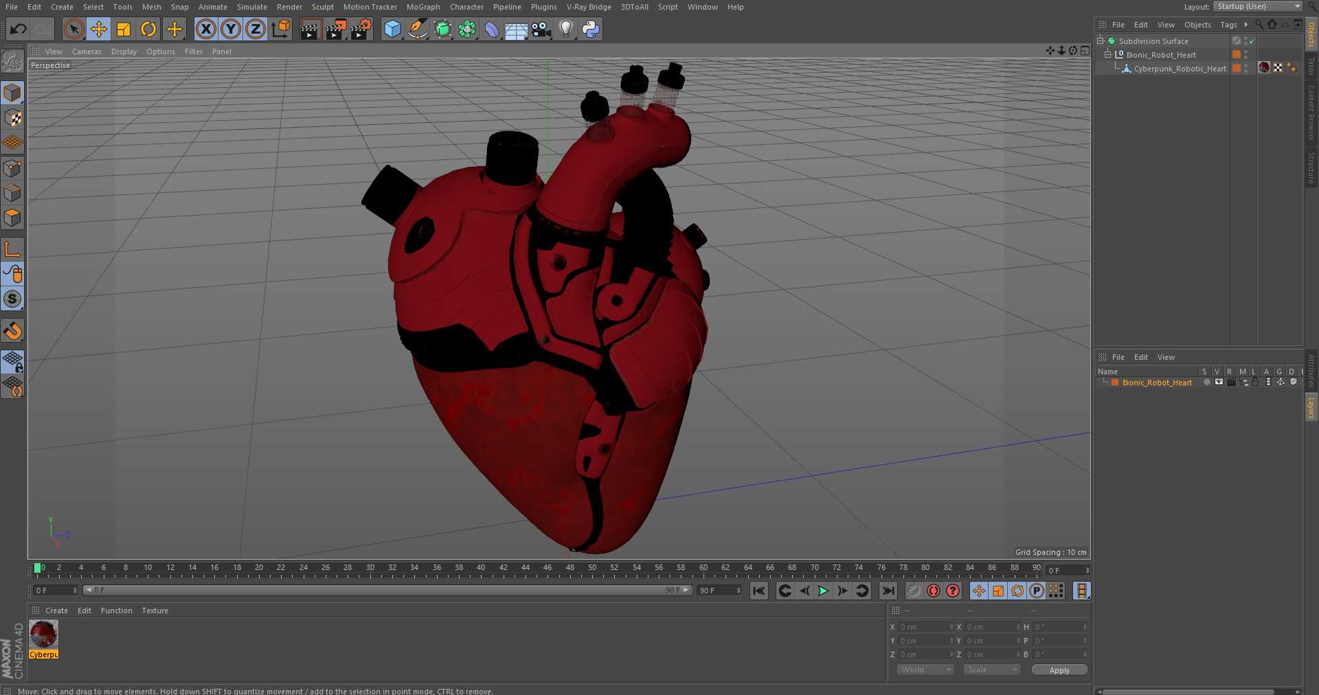 3D Bionic Robot Heart model