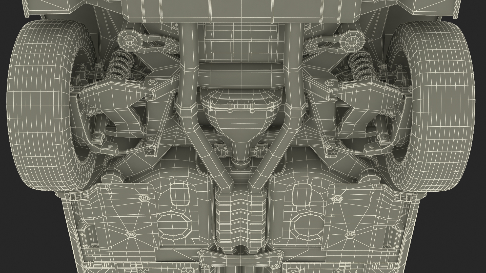 Ford Police Interceptor Utility Hybrid AWD Rigged 3D model