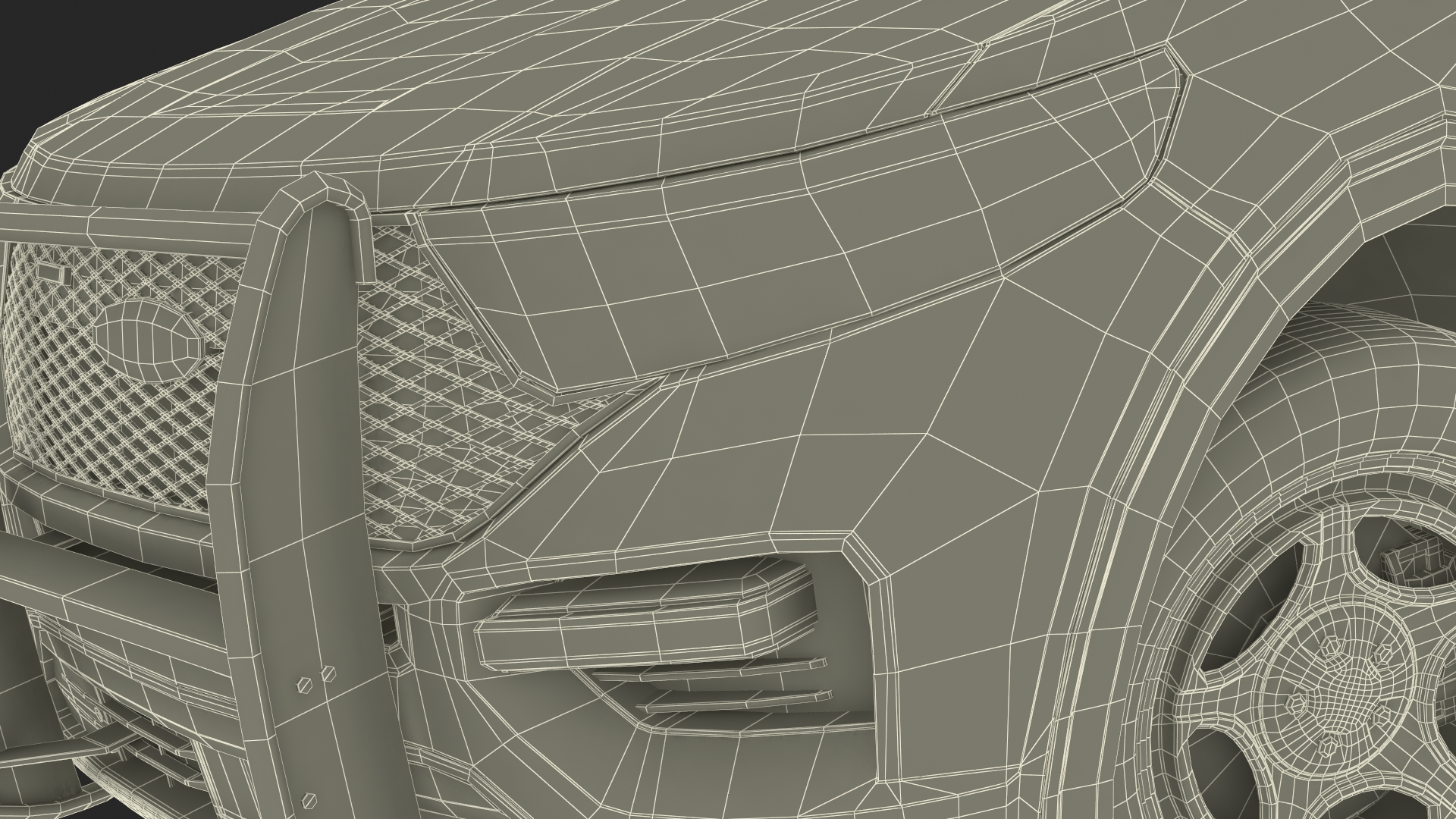 Ford Police Interceptor Utility Hybrid AWD Rigged 3D model
