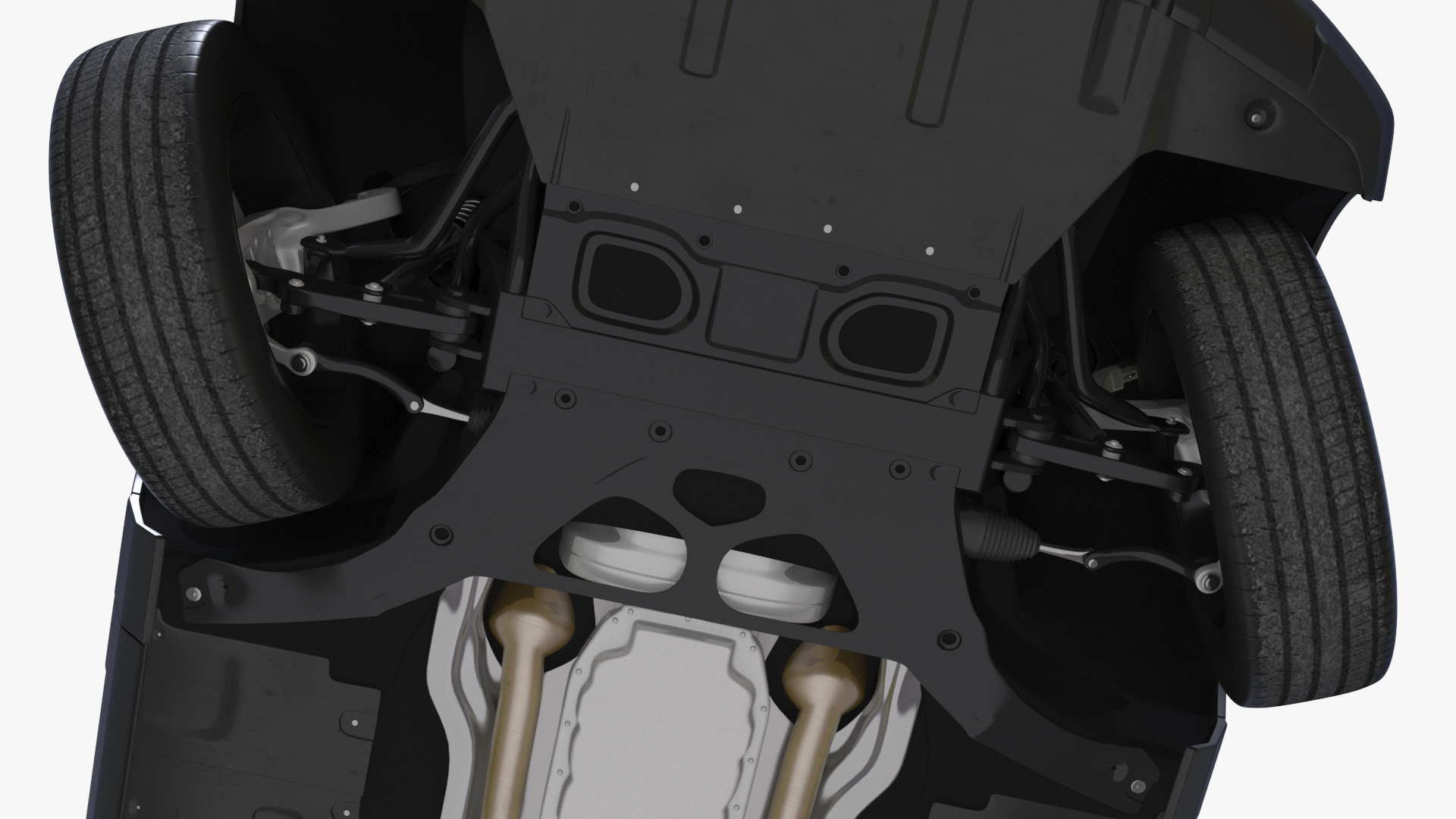 Ford Police Interceptor Utility Hybrid AWD Rigged 3D model