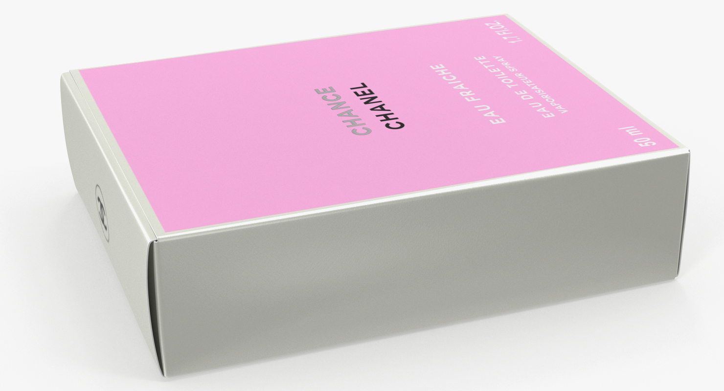 3D Parfum Box Chanel Chance Eau Fraiche