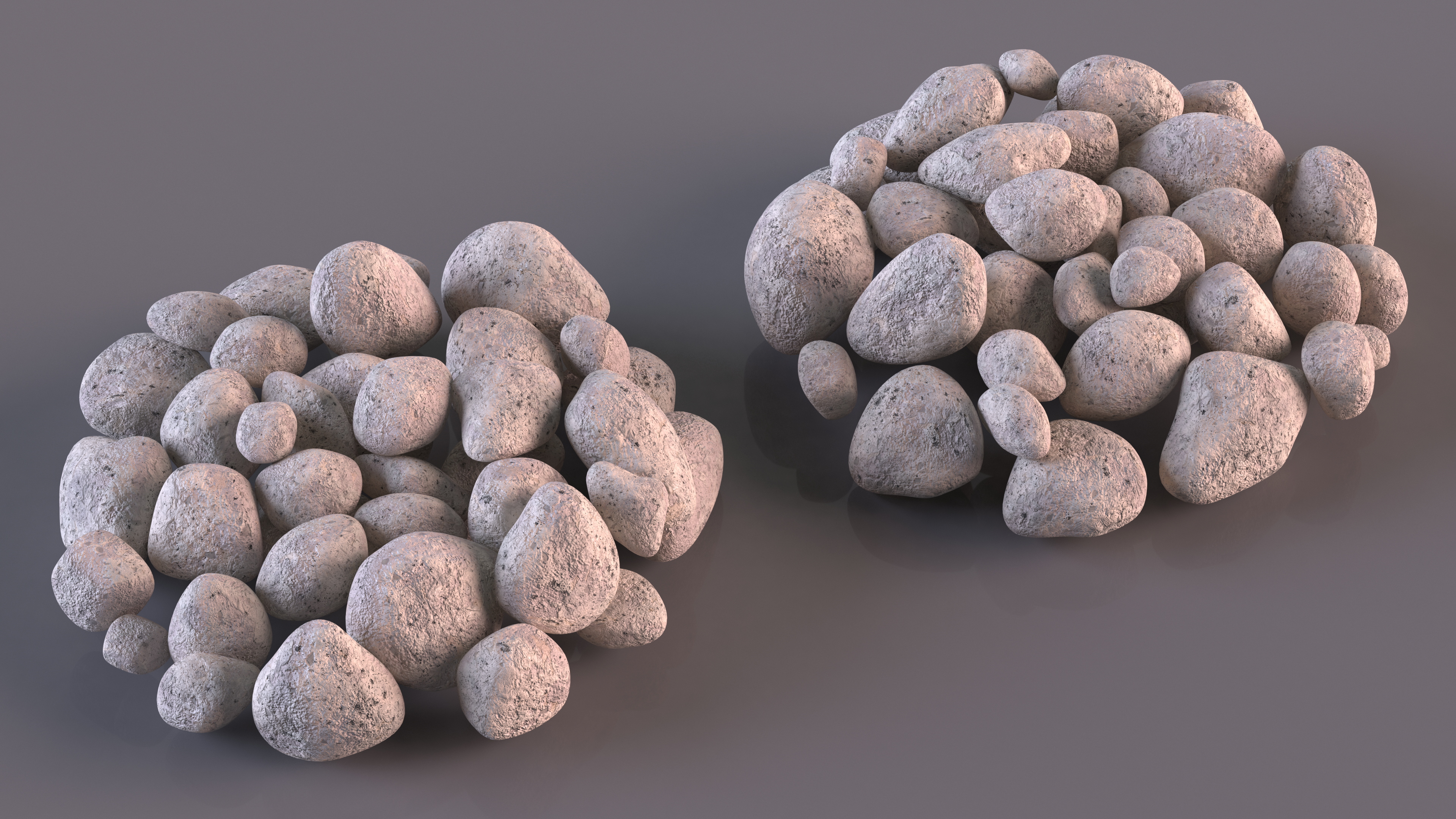 3D Grill Lava Rocks