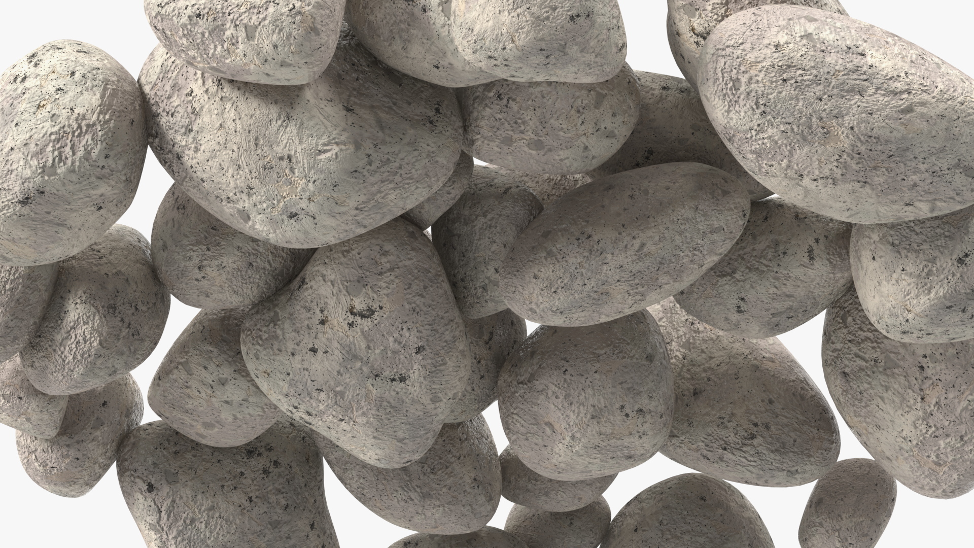 3D Grill Lava Rocks