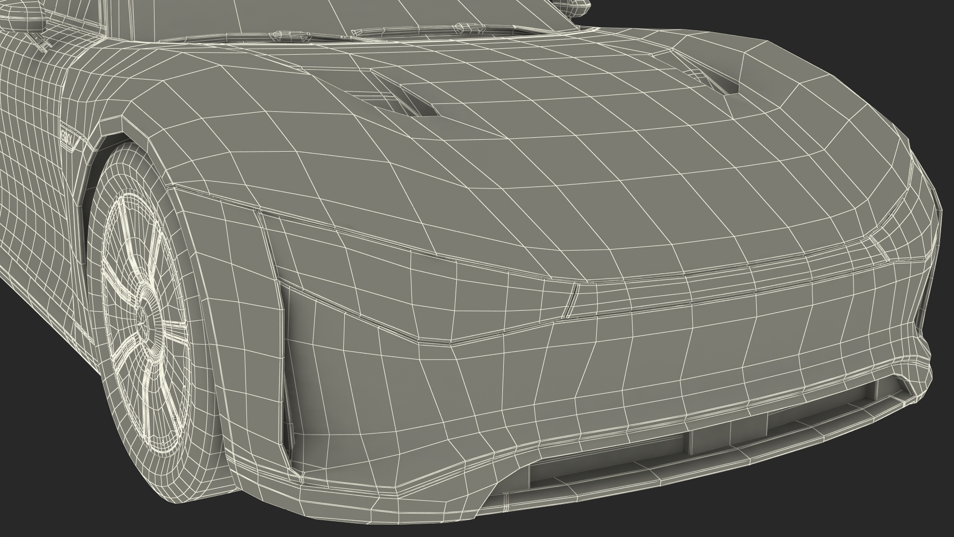 3D Concept Car Mercedes Benz VISION EQXX Simple Interior model