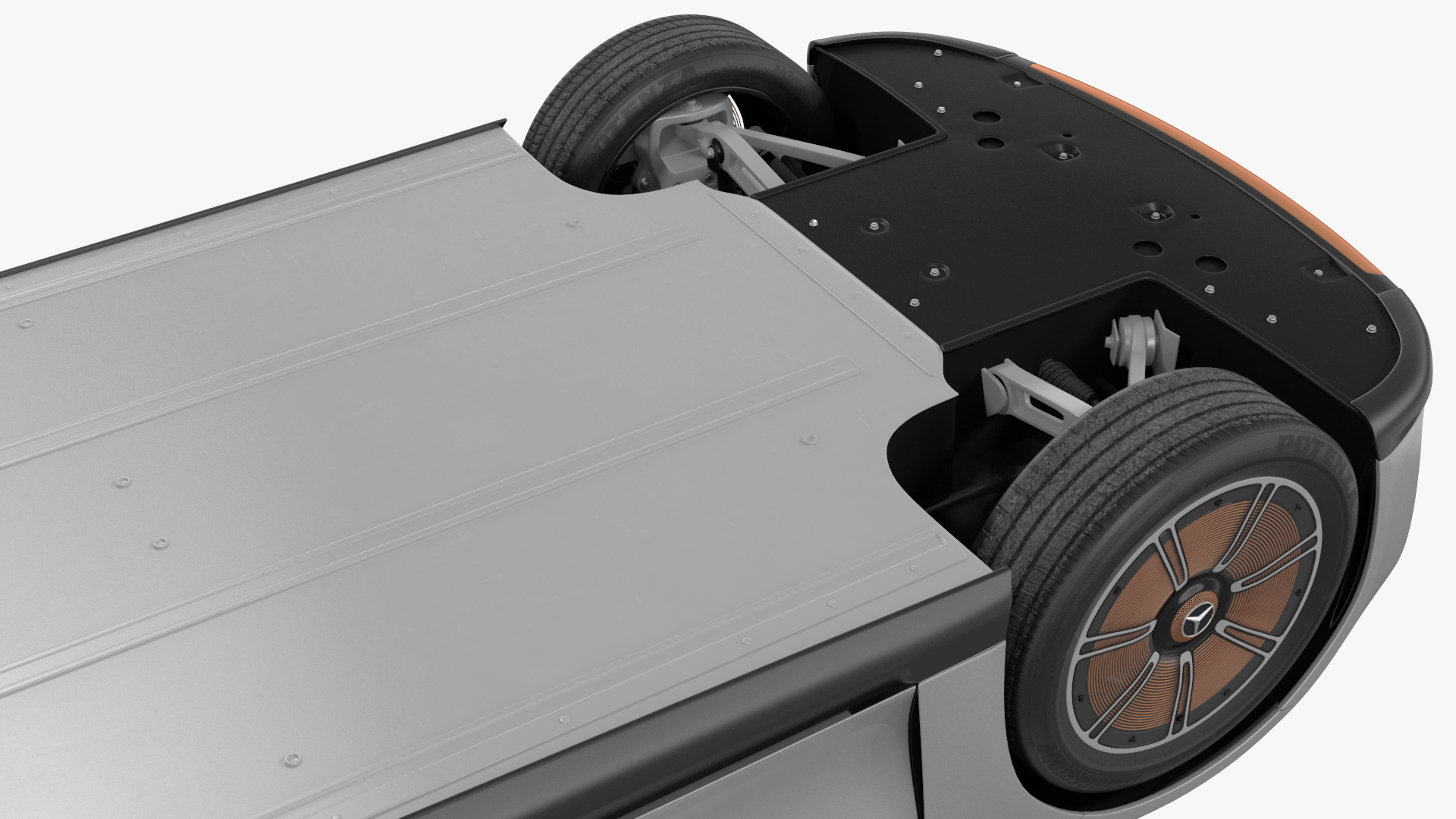 3D Concept Car Mercedes Benz VISION EQXX Simple Interior model