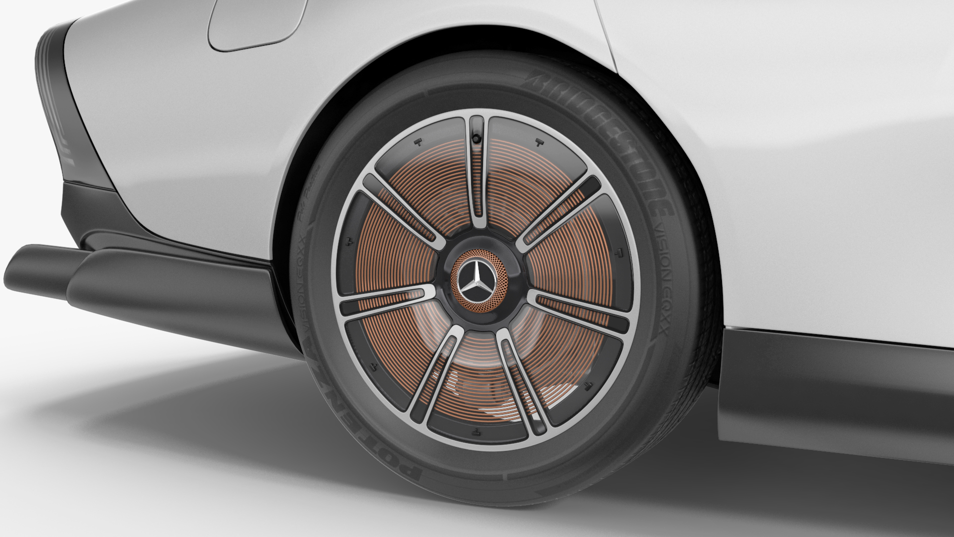 3D Concept Car Mercedes Benz VISION EQXX Simple Interior model