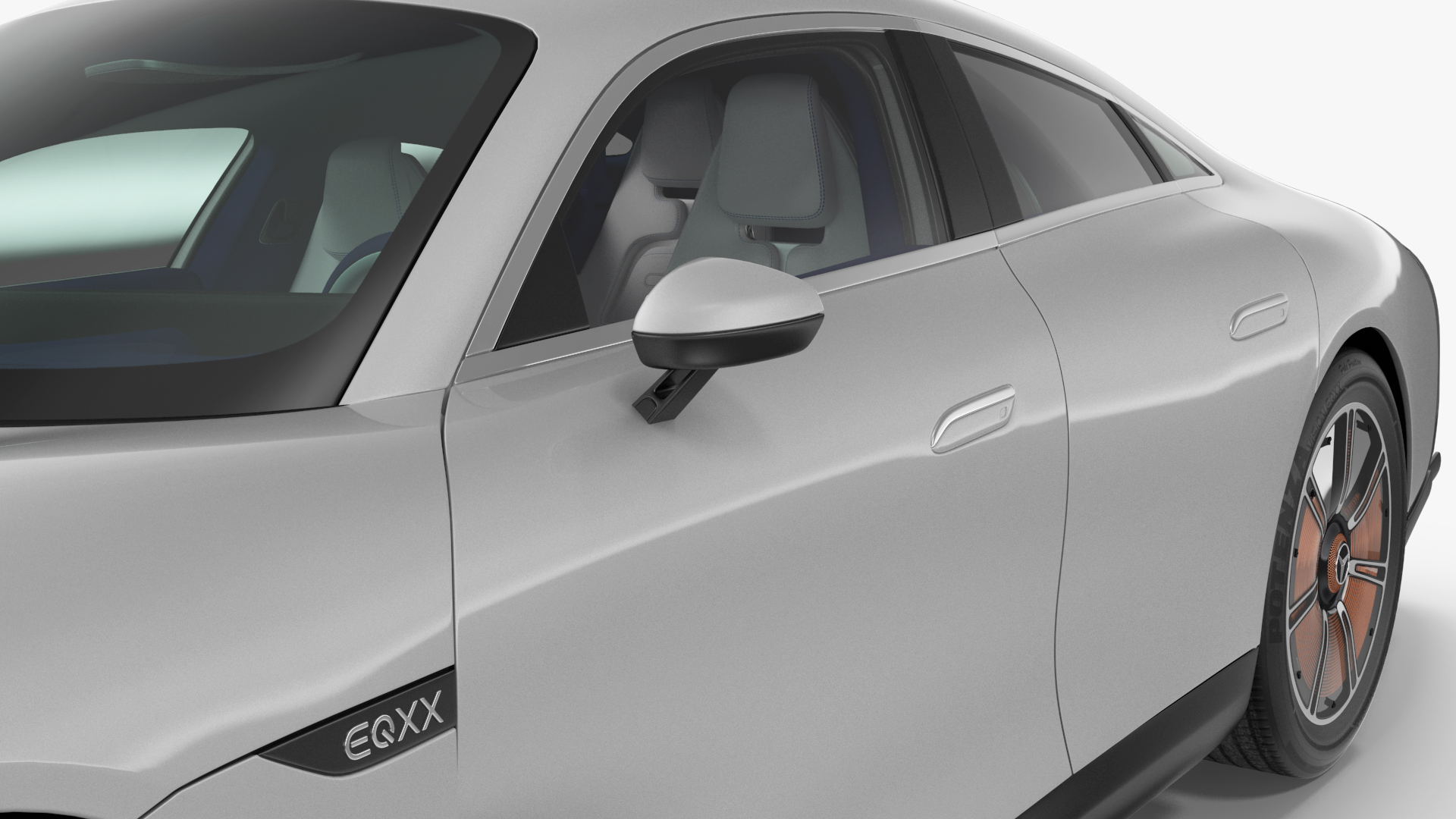 3D Concept Car Mercedes Benz VISION EQXX Simple Interior model