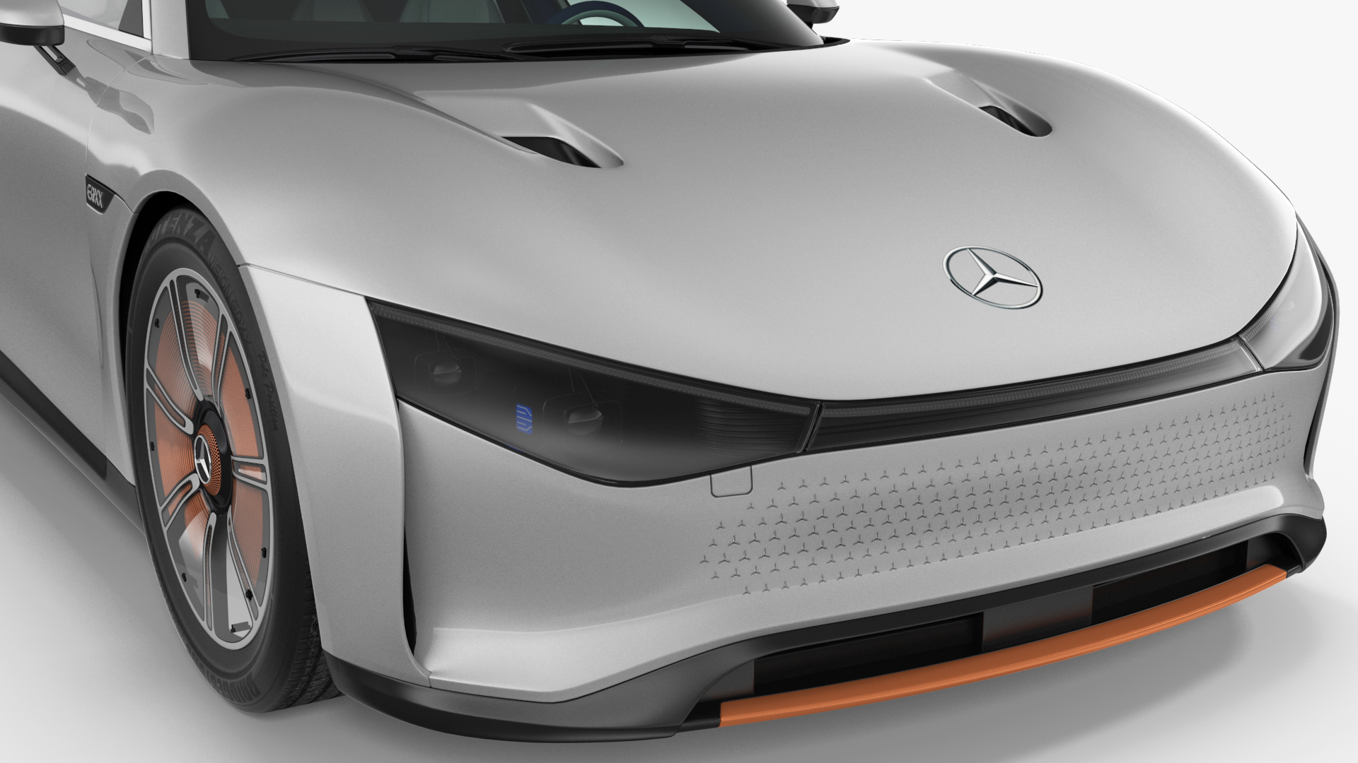 3D Concept Car Mercedes Benz VISION EQXX Simple Interior model