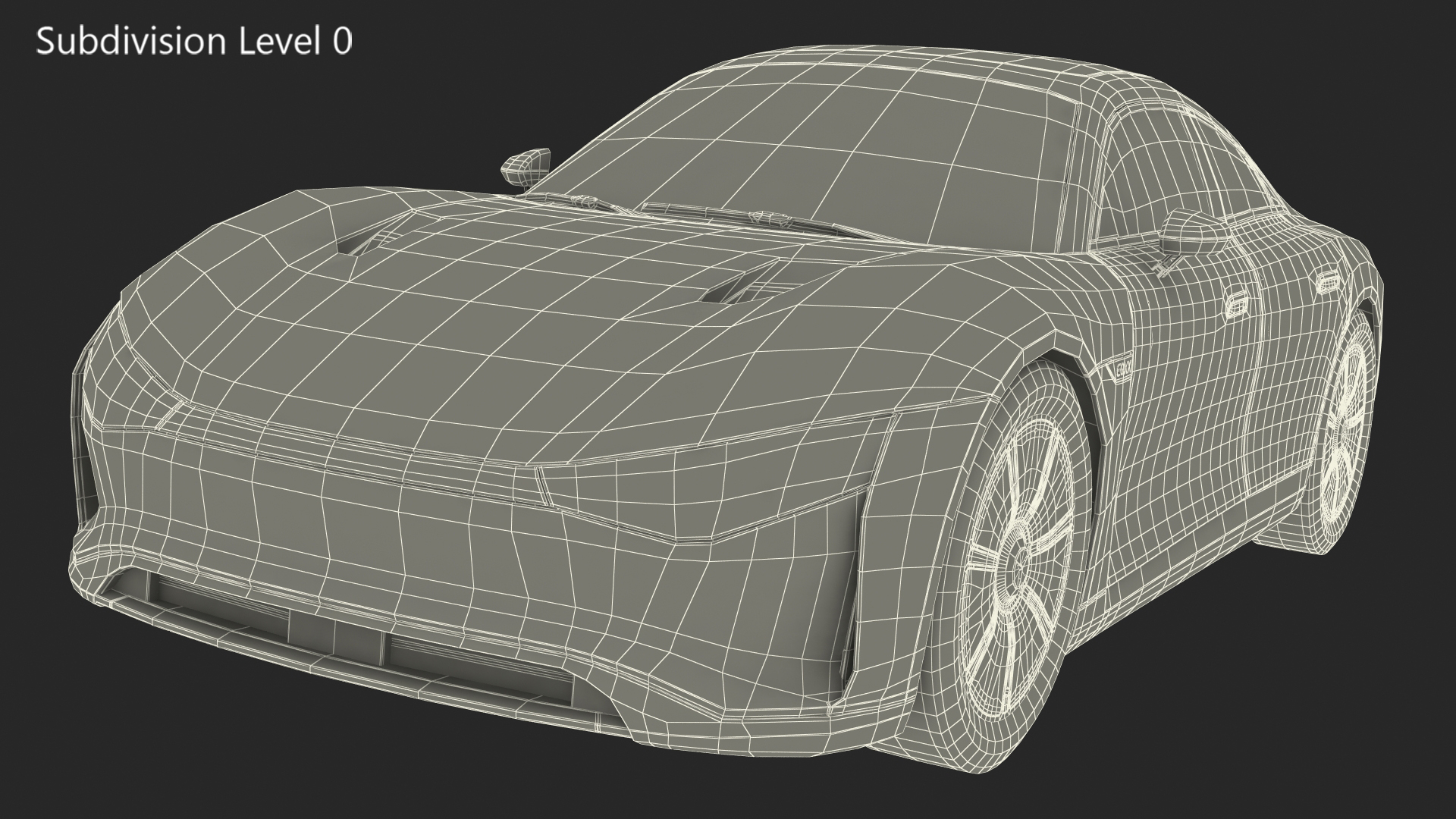 3D Concept Car Mercedes Benz VISION EQXX Simple Interior model