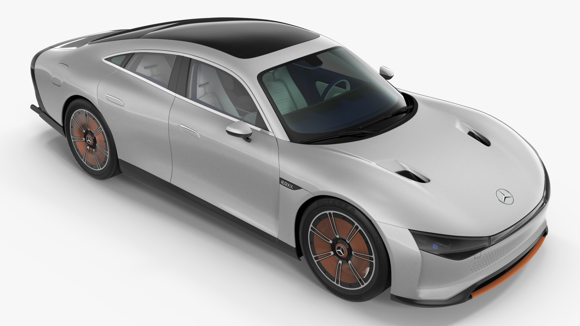 3D Concept Car Mercedes Benz VISION EQXX Simple Interior model
