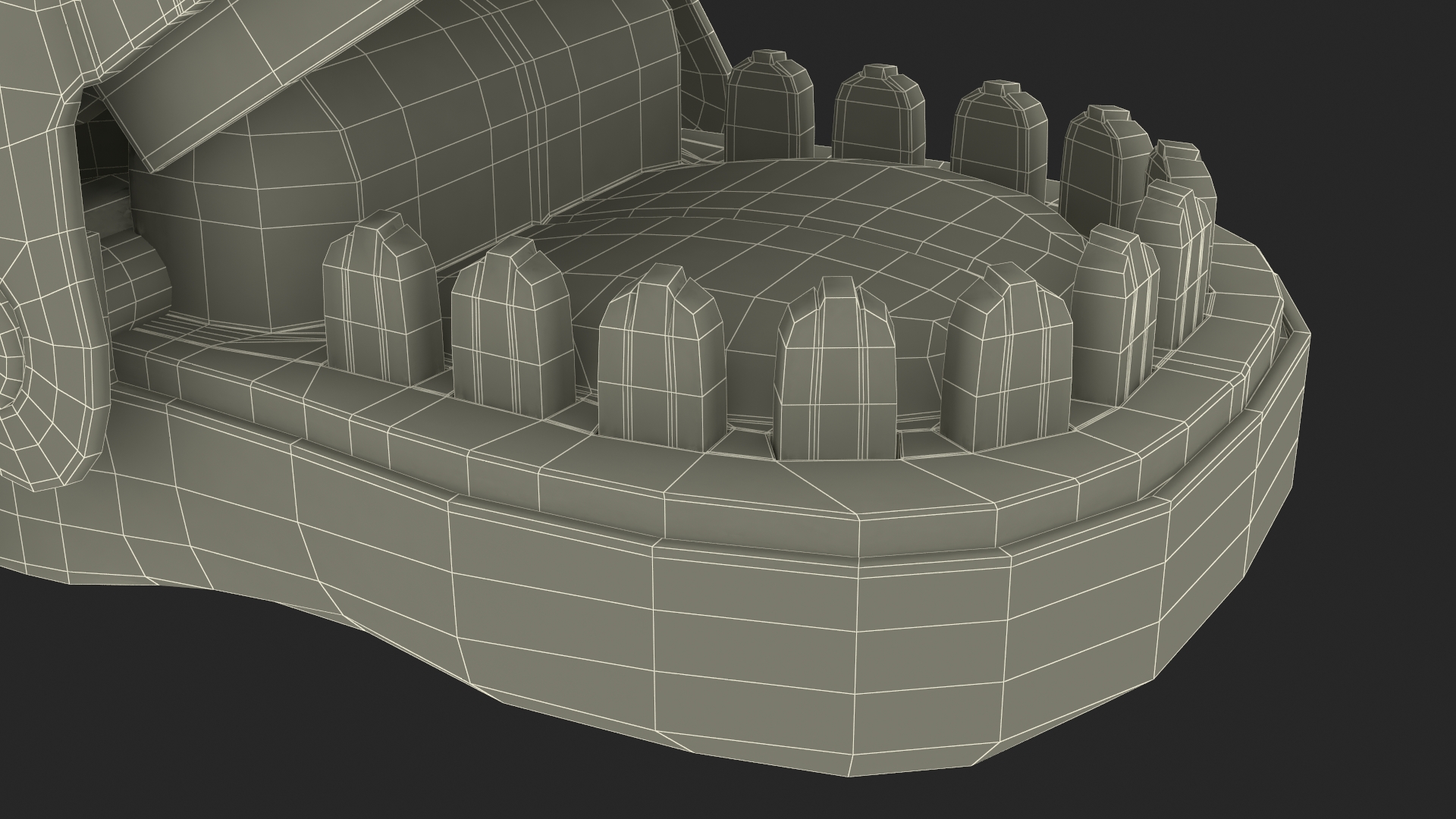 Crocodile Dentist Toy for 3D Print 3D model