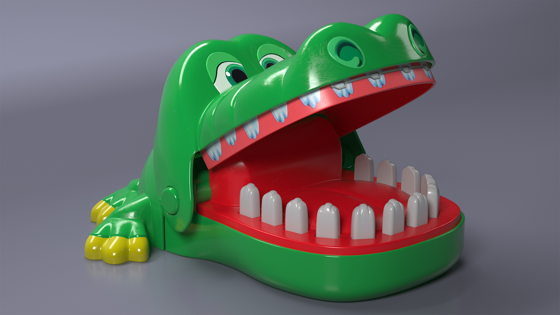 Crocodile Dentist Toy for 3D Print 3D model