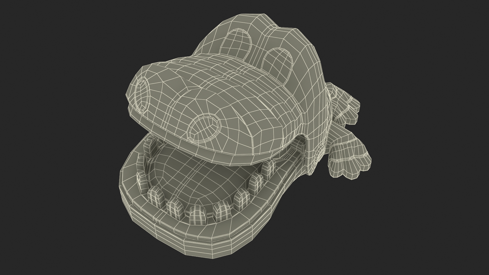 Crocodile Dentist Toy for 3D Print 3D model
