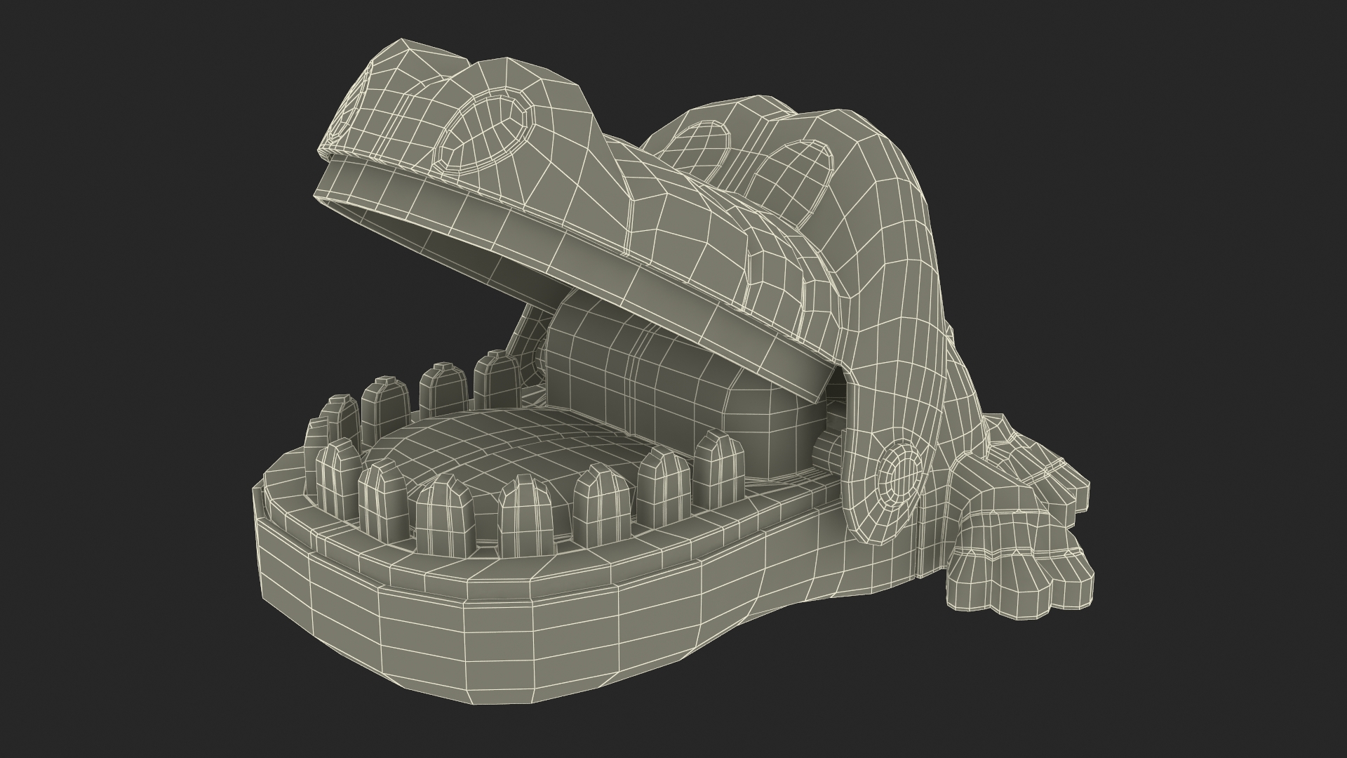 Crocodile Dentist Toy for 3D Print 3D model