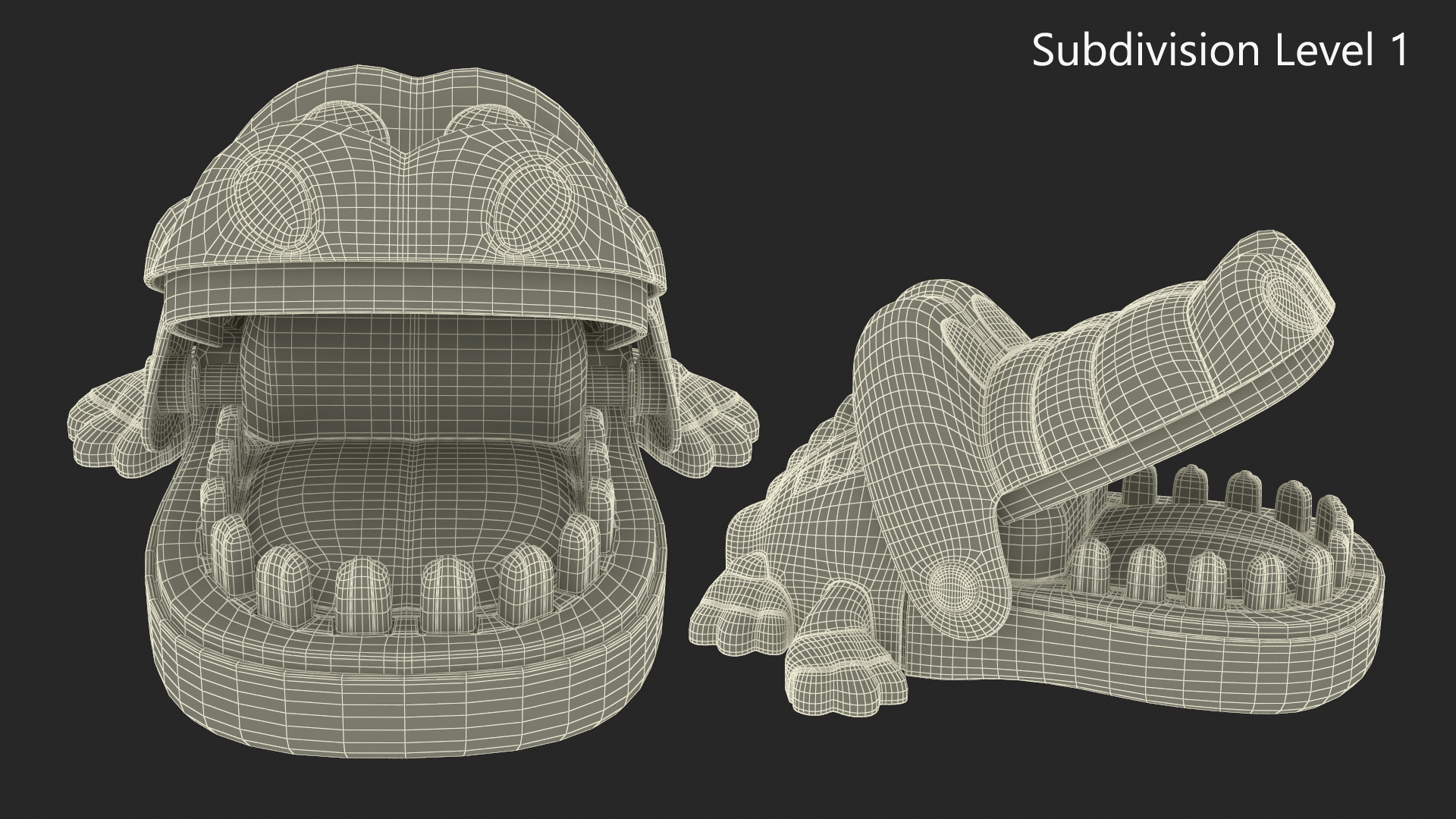 Crocodile Dentist Toy for 3D Print 3D model