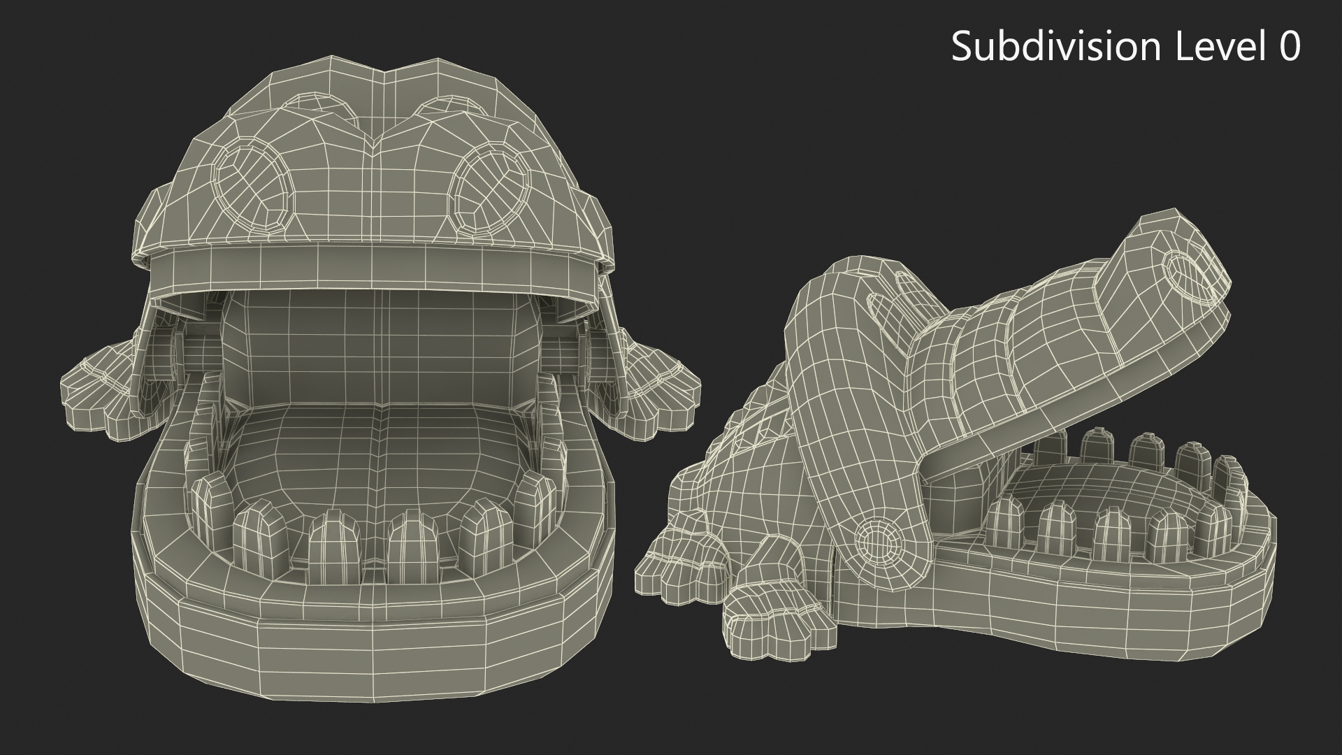 Crocodile Dentist Toy for 3D Print 3D model