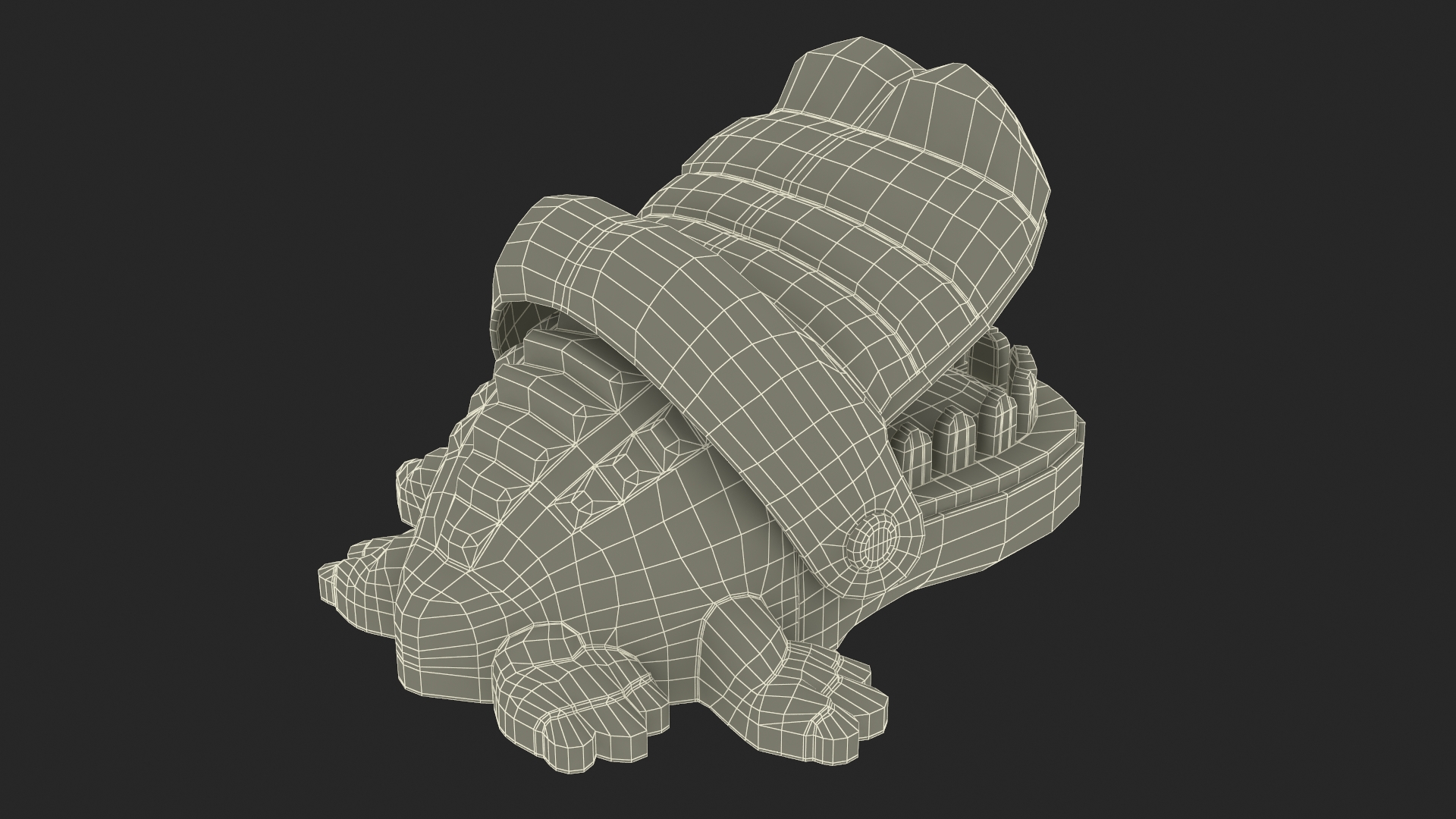 Crocodile Dentist Toy for 3D Print 3D model