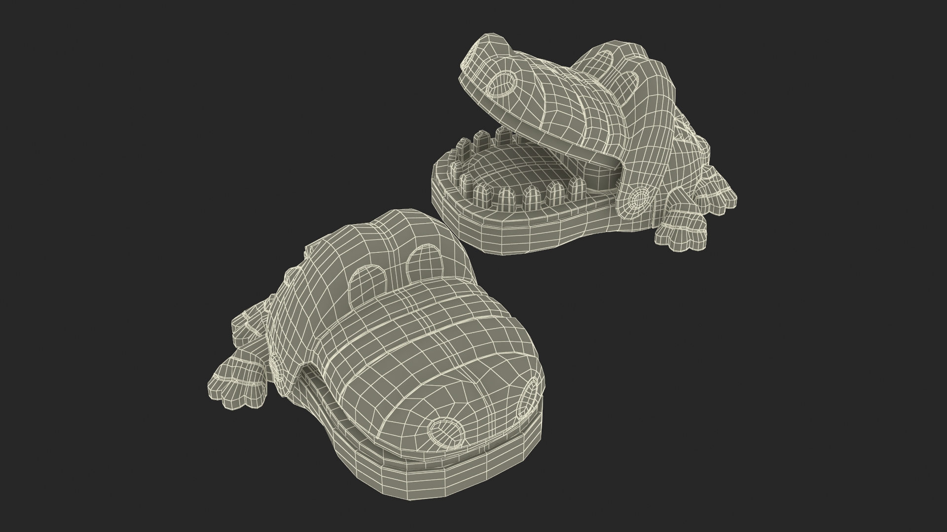 Crocodile Dentist Toy for 3D Print 3D model
