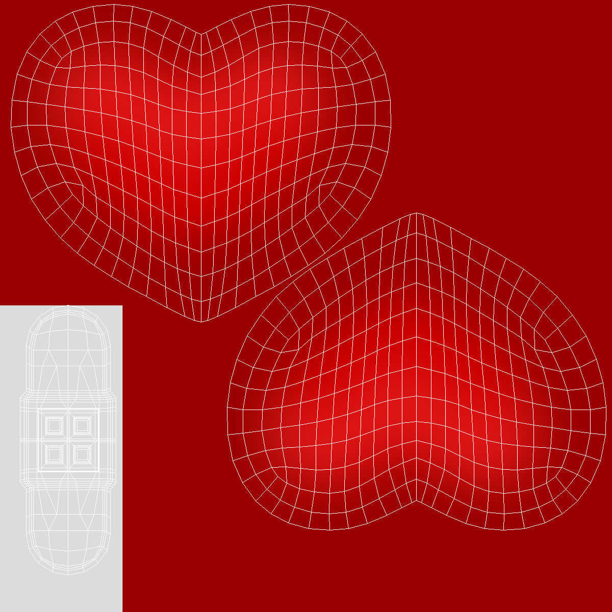 Heart with Patch Emoji 3D
