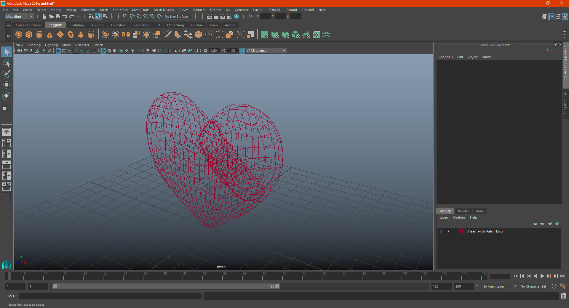 Heart with Patch Emoji 3D