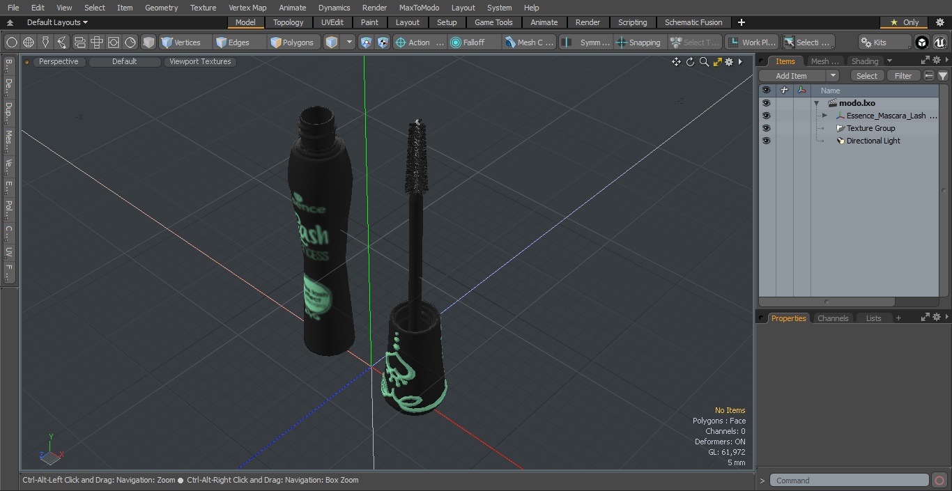 Essence Mascara Lash Princess 3D model